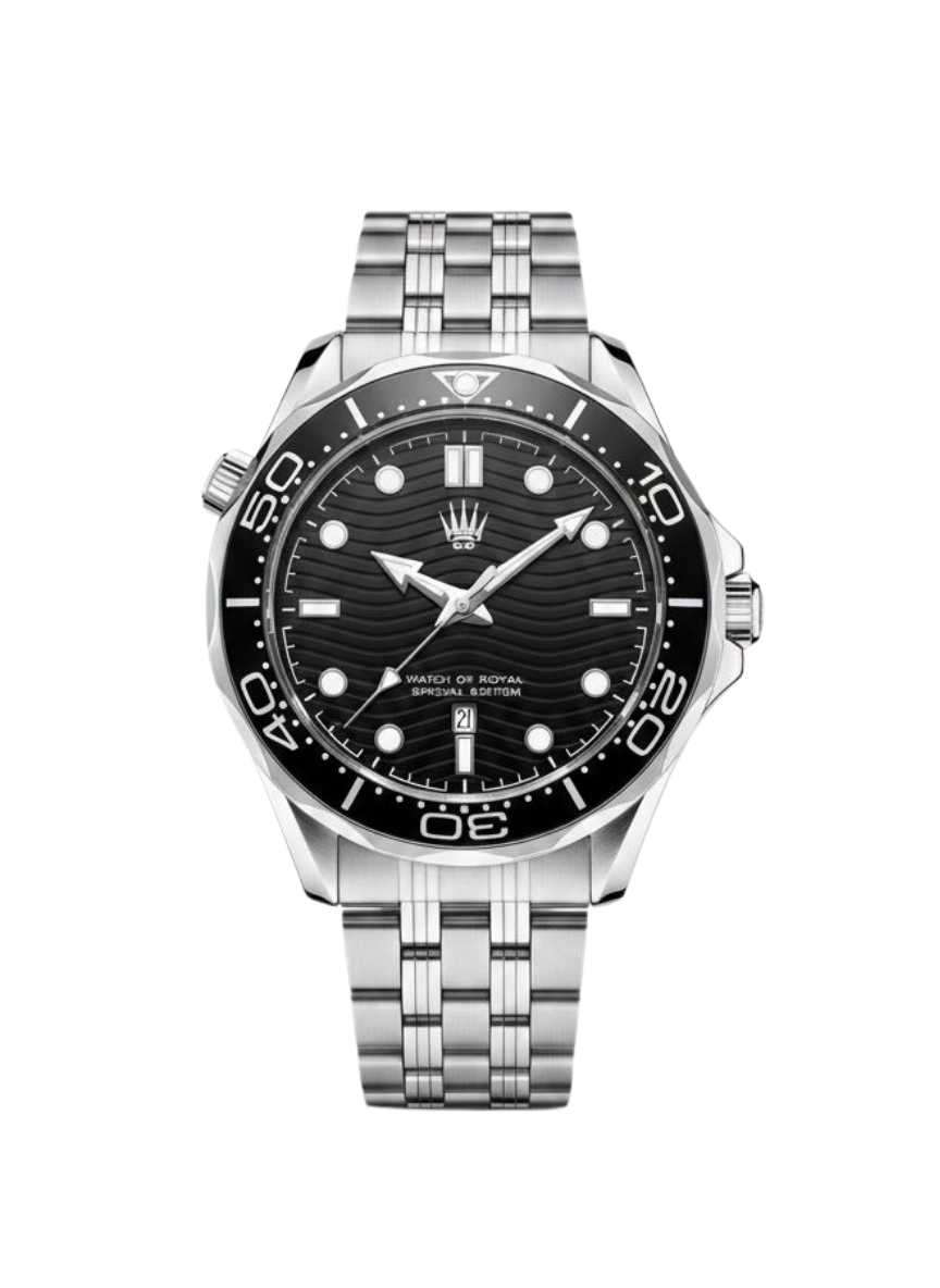 Solstice Silver Black Kol SaatiWatchesWATCHOFROYALSolsticeSolstice Silver Black Kol Saati