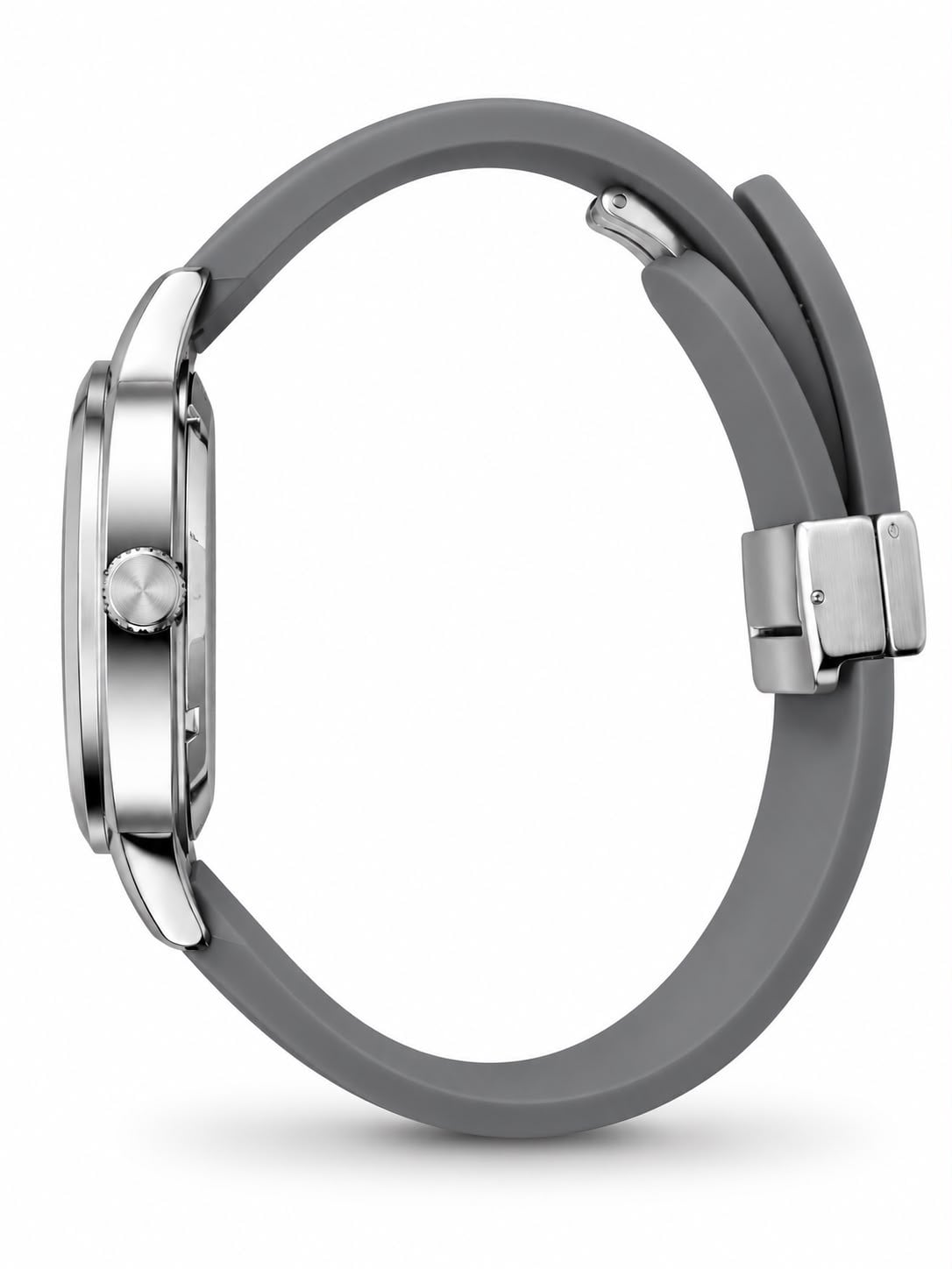 Square Soft Touch Kordon Grey Kol Saati