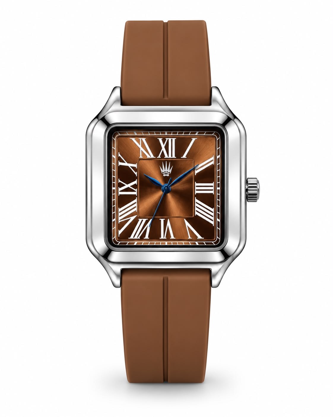 Square Soft Touch Kordon Brown Kol Saati