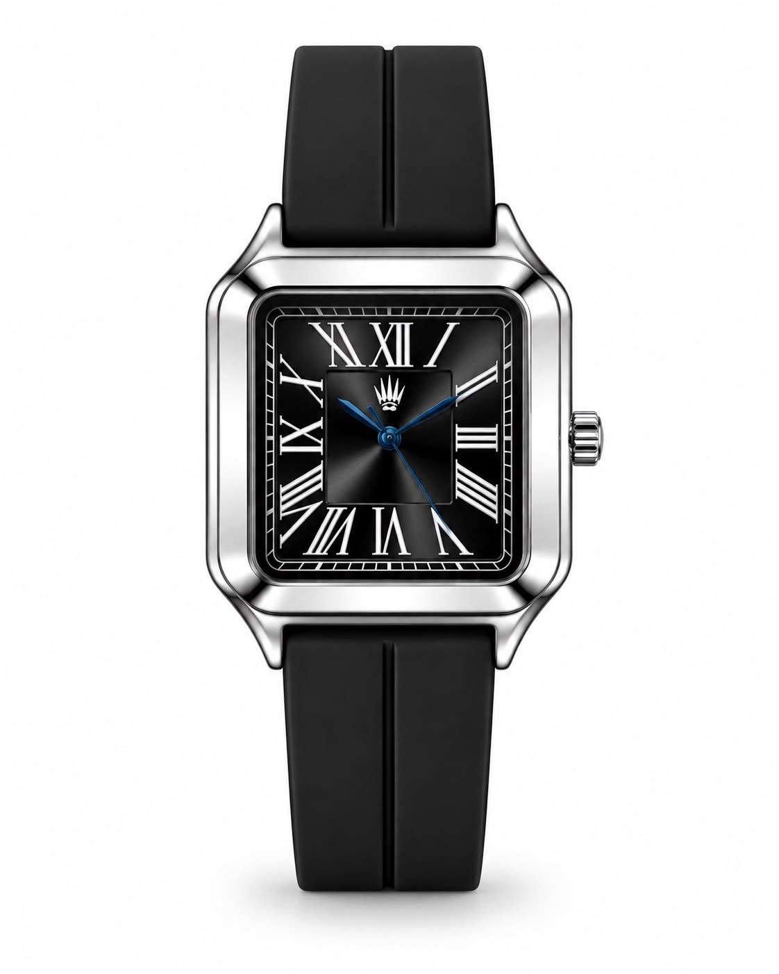 Square Soft Touch Kordon Black Kol Saati