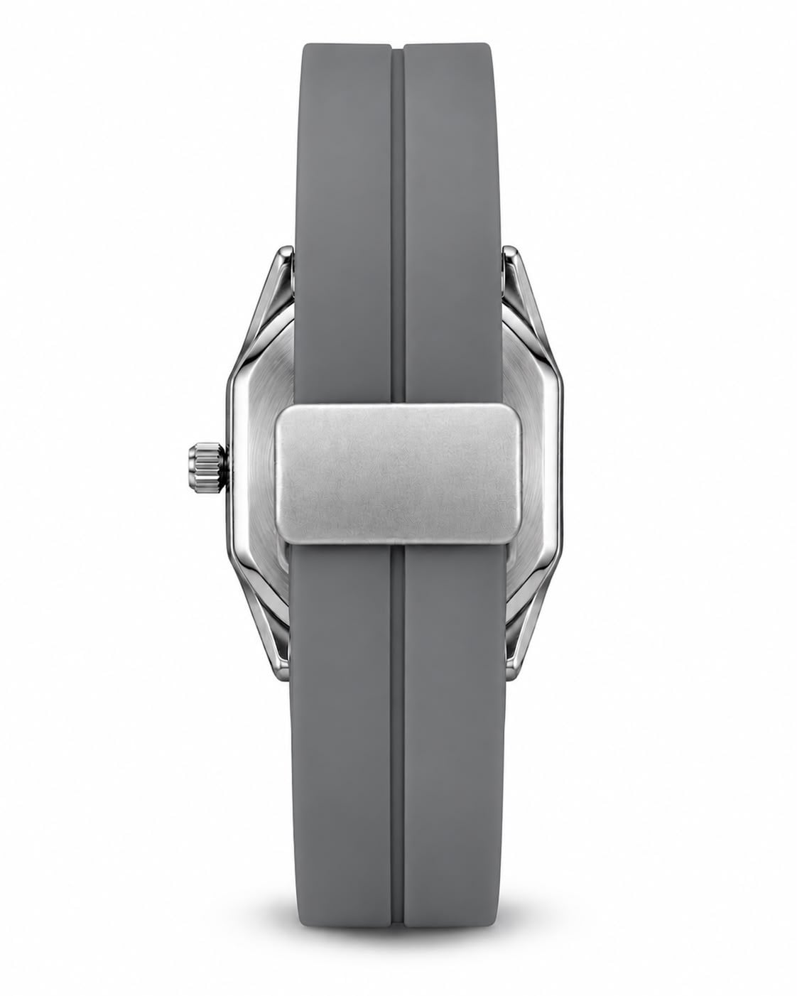 Square Soft Touch Kordon Grey Kol Saati