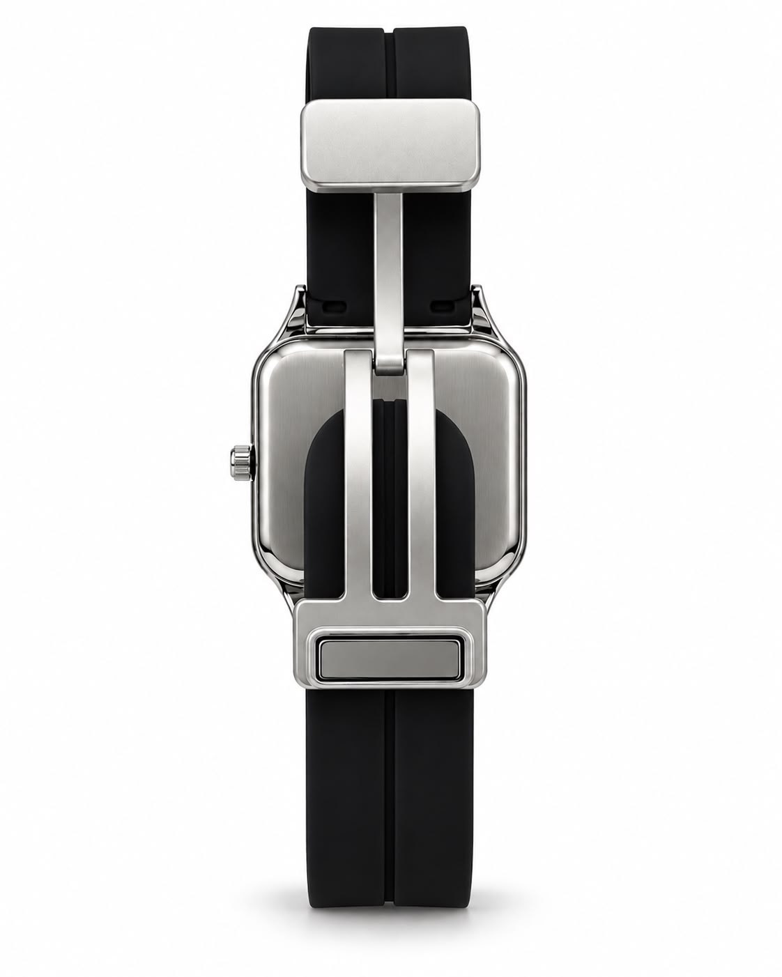 Square Soft Touch Kordon Black Kol Saati