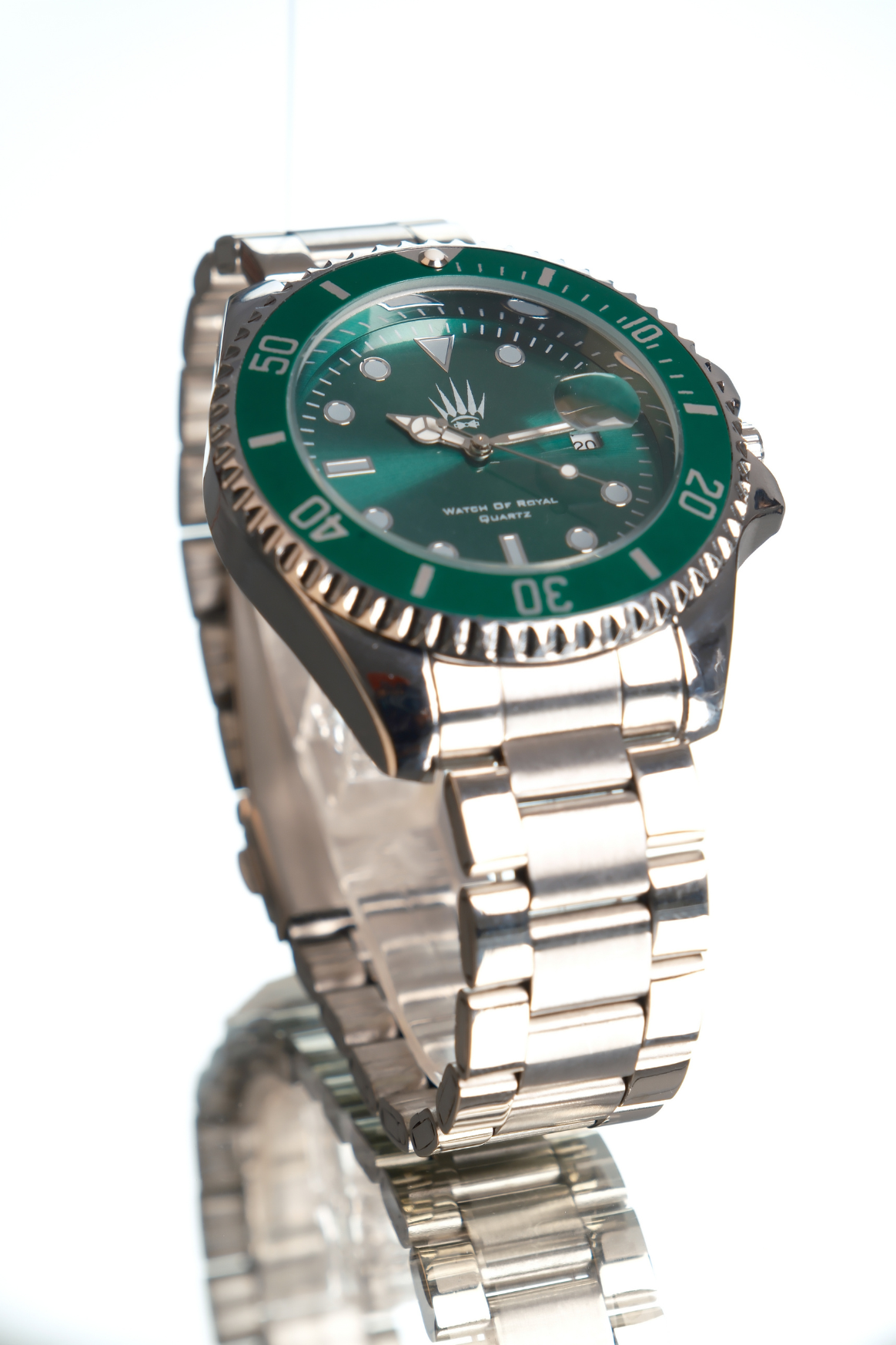Titan Silver Green Kol SaatiWatchesWATCHOFROYALTitanTitan Silver Green Kol Saati