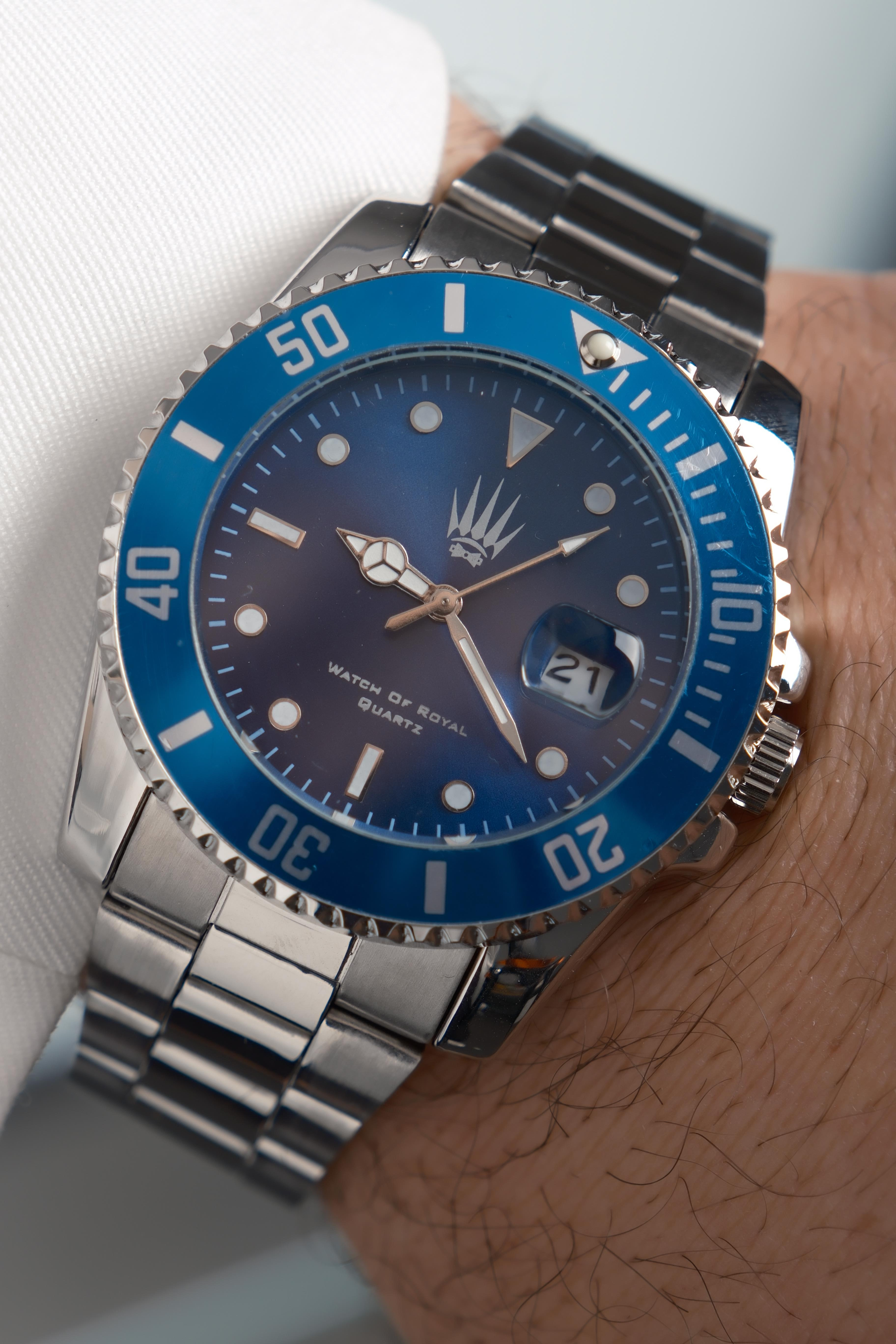 Titan Silver Blue Kol SaatiKol SaatiWATCHOFROYALTitanTitan Silver Blue Kol Saati