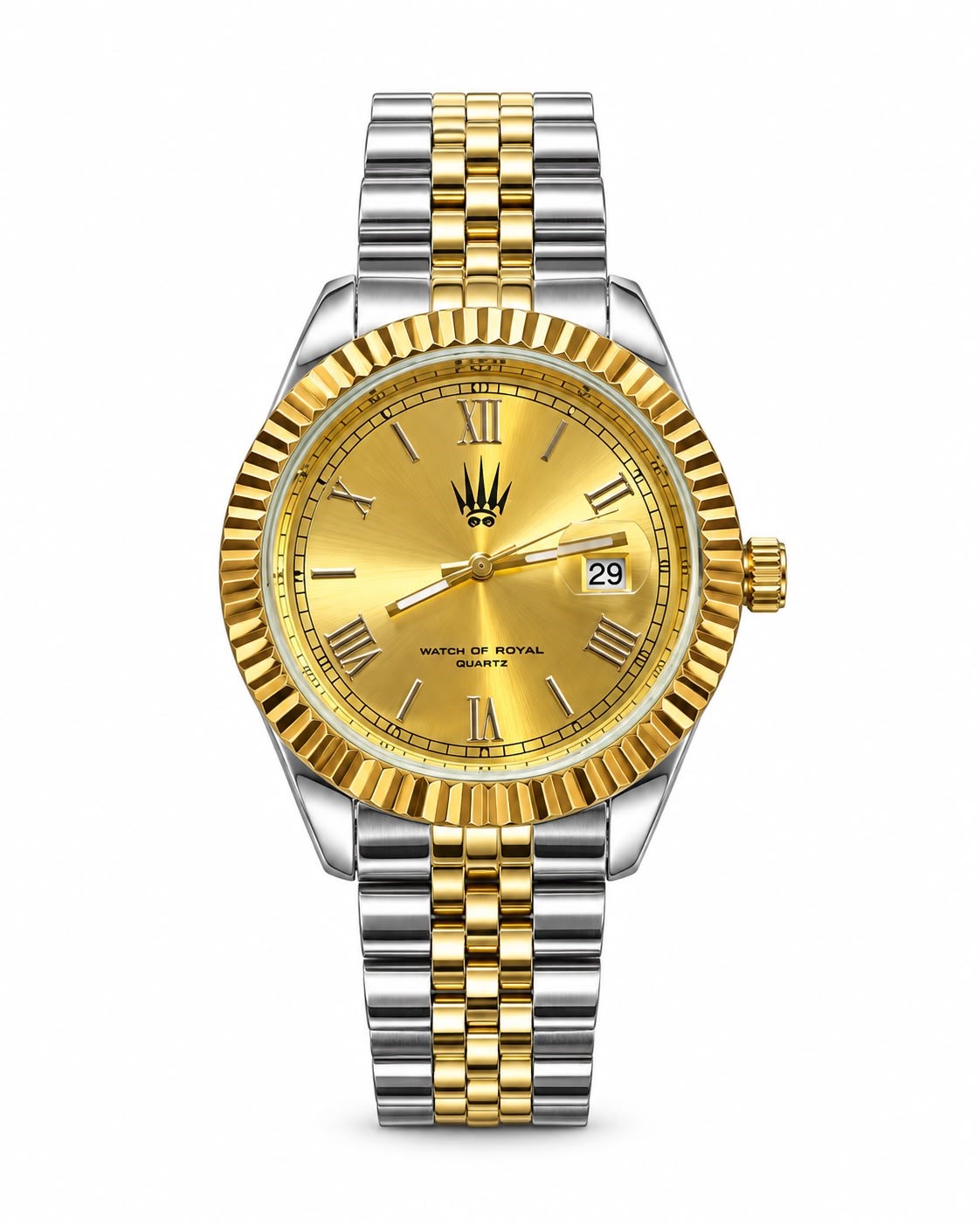 Valentor Silver Gold Yellow Kol Saati