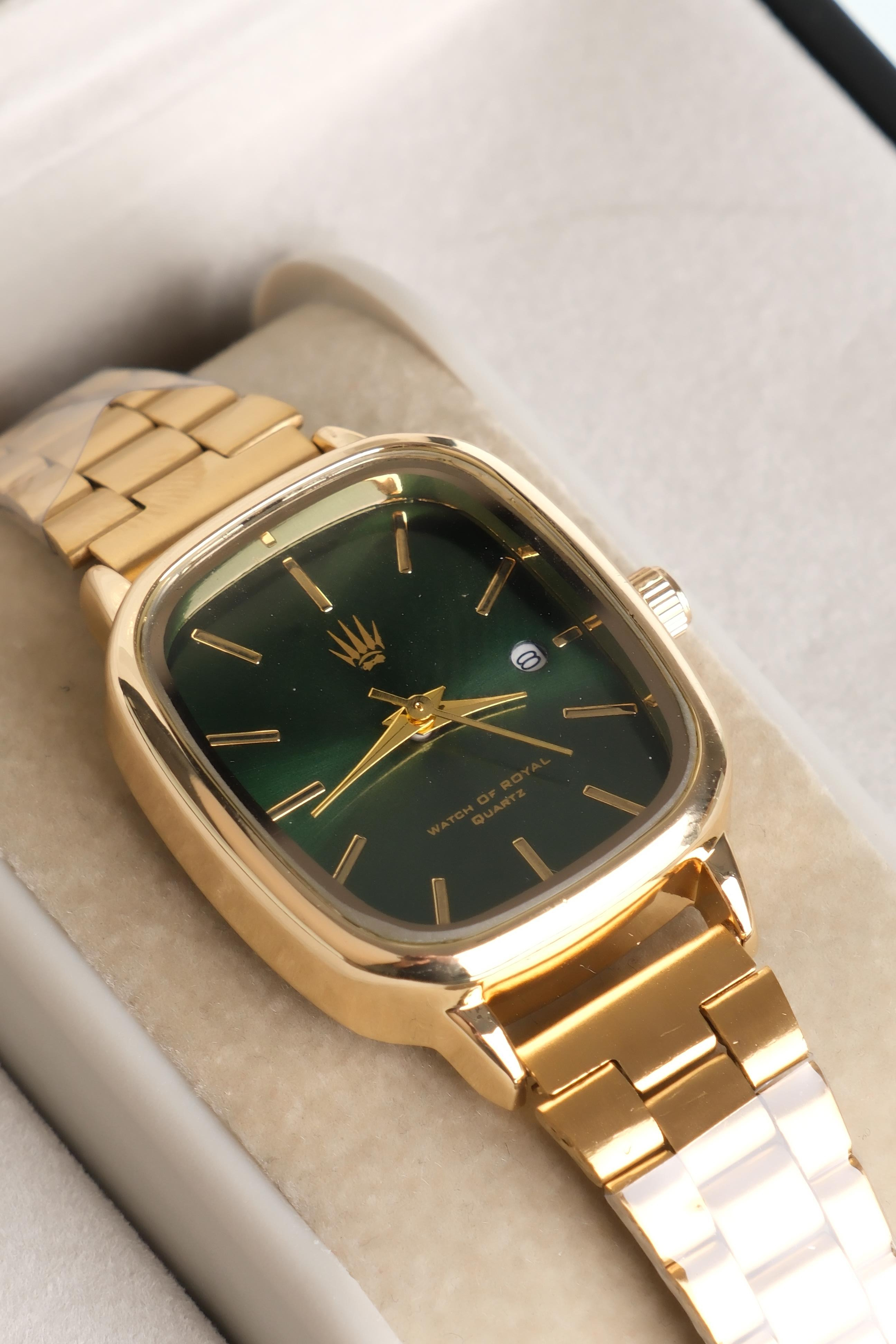 Valenza Classic Time Gold green Kol SaatiKol SaatiWATCHOFROYALvalenzaValenza Classic Time Gold green Kol Saati