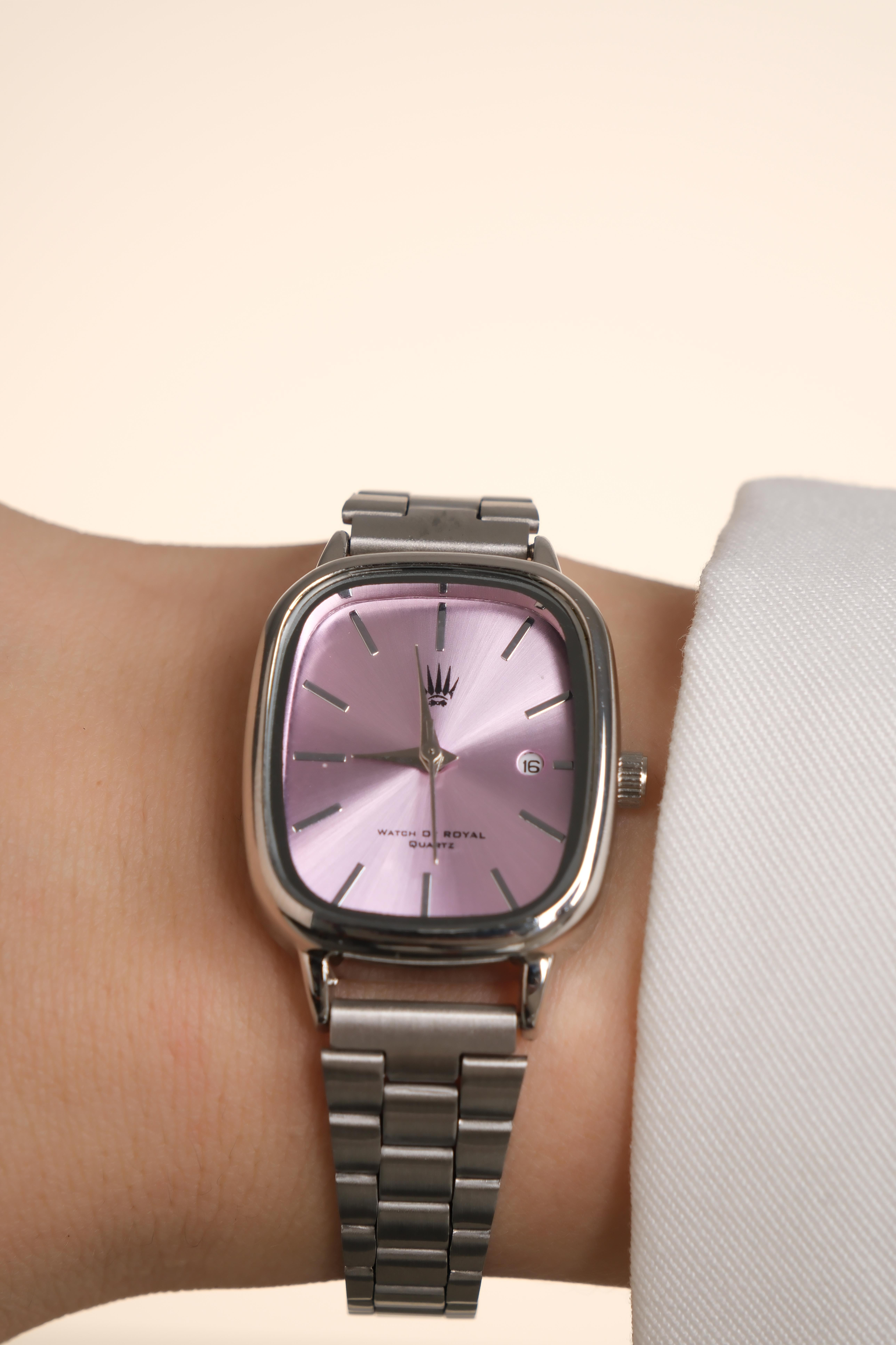 Valenza Classic Time Silver Pembe Kol SaatiKol SaatiWATCHOFROYALvalenzaValenza Classic Time Silver Pembe Kol Saati