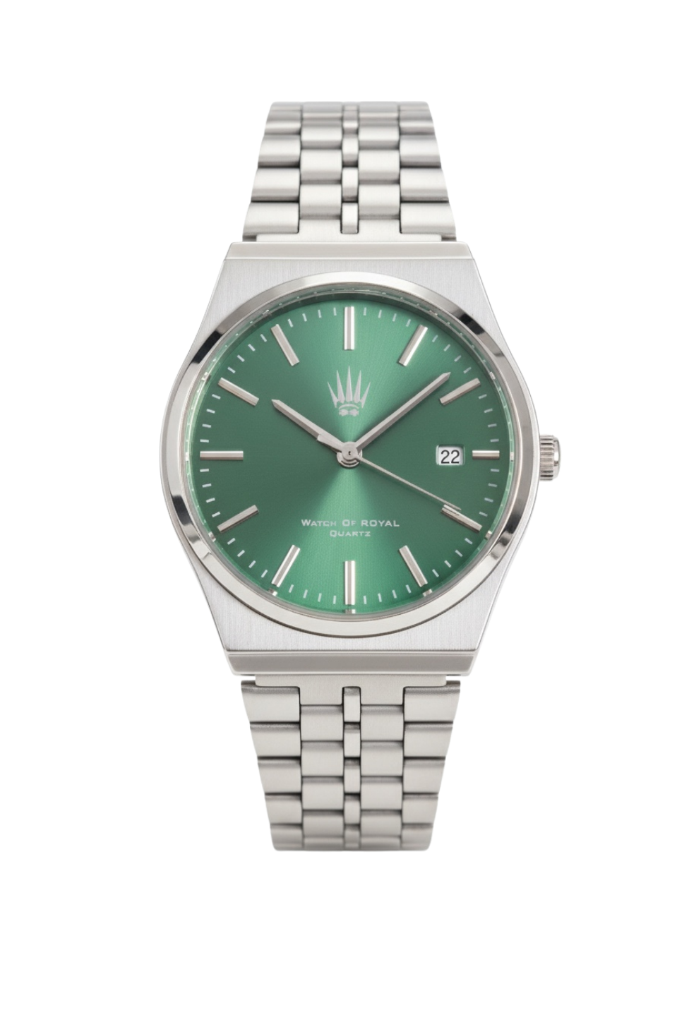 Virtus Classic Time Silver Yeşil Kol SaatiKol SaatiWATCHOFROYALVirtusClassicVirtus Classic Time Silver Yeşil Kol Saati