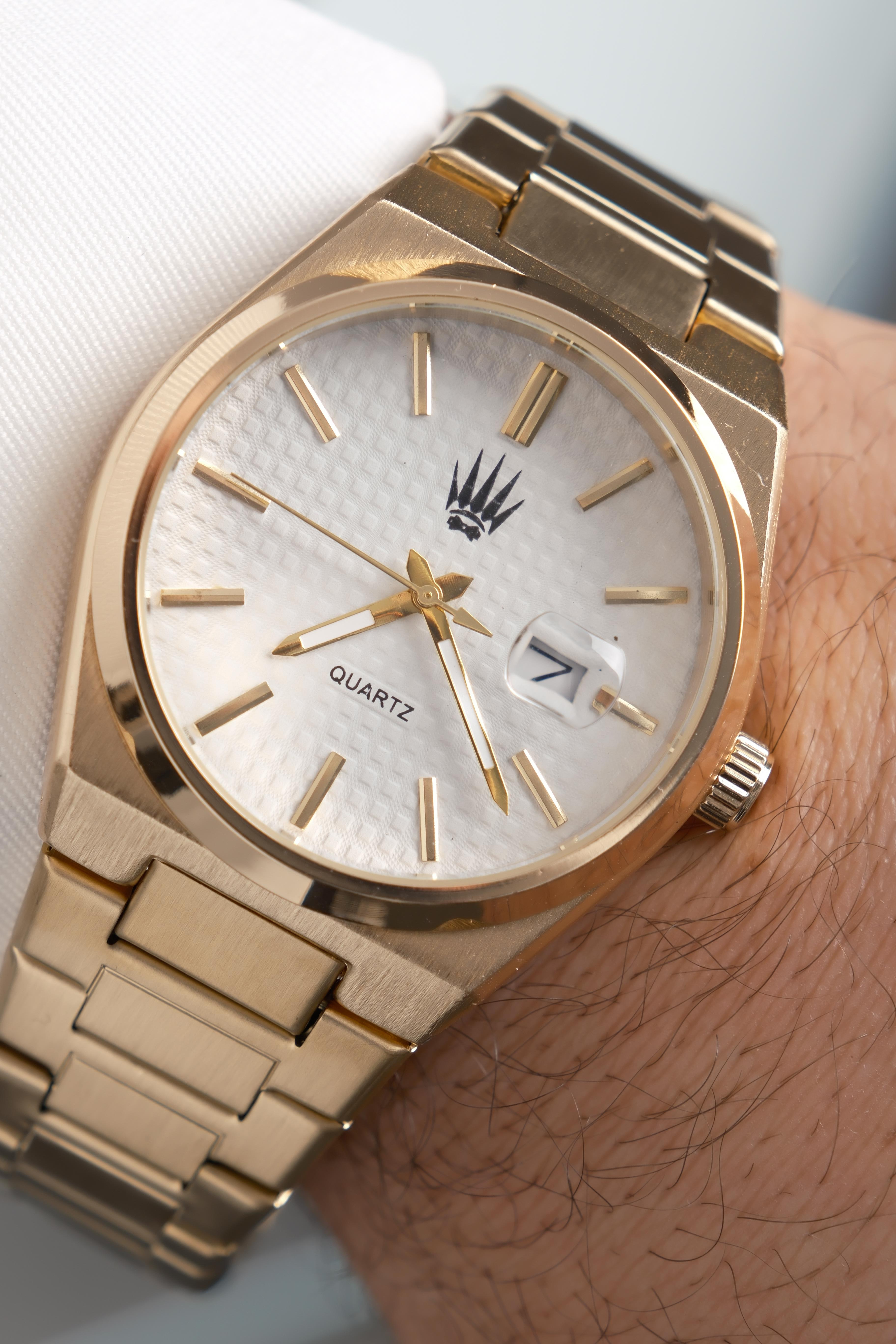 Vortex Gold White Çelik Kol SaatiWatchesWATCHOFROYALVORTEXVortex Gold White Çelik Kol Saati