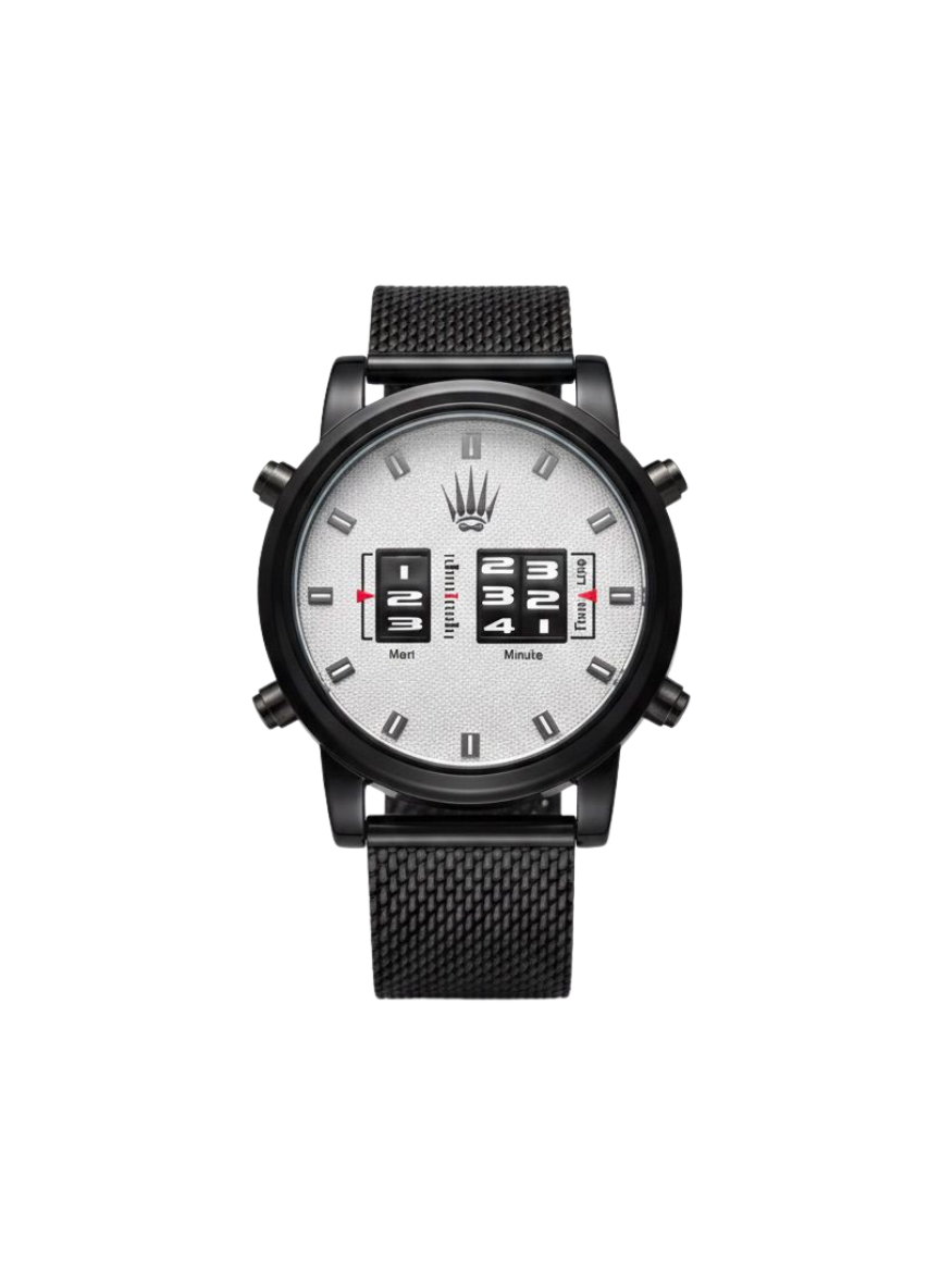 ROLLER DESIGN STEEL MESH  BEJ KOL SAATİKol SaatiWATCHOFROYALW2020-1ROLLER DESIGN STEEL MESH  BEJ KOL SAATİ