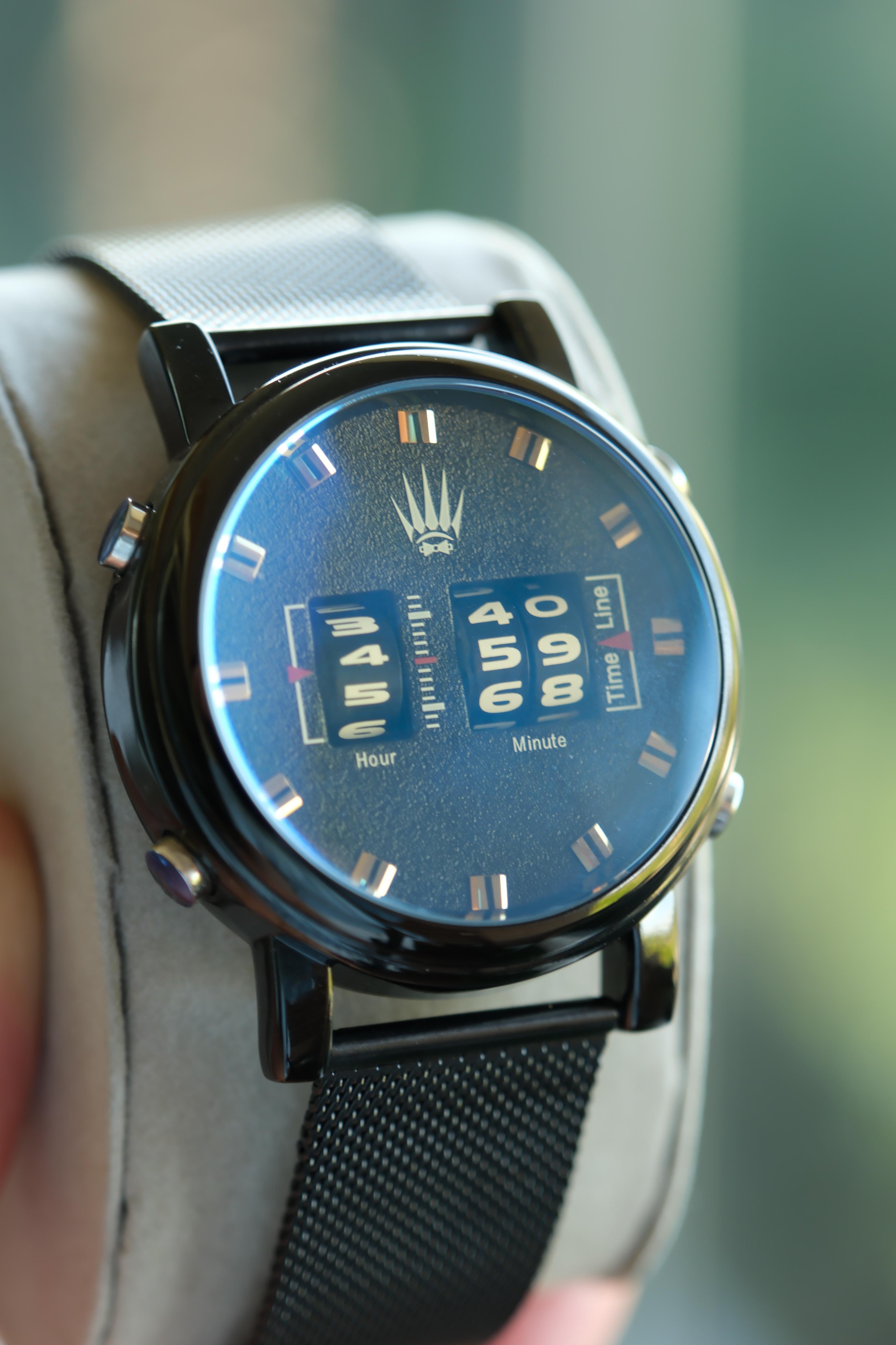 ROLLER DESIGN BLACK STELL MESH WRISTWATCHWatchesWATCHOFROYALW2020-1ROLLER DESIGN BLACK STELL MESH WRISTWATCH