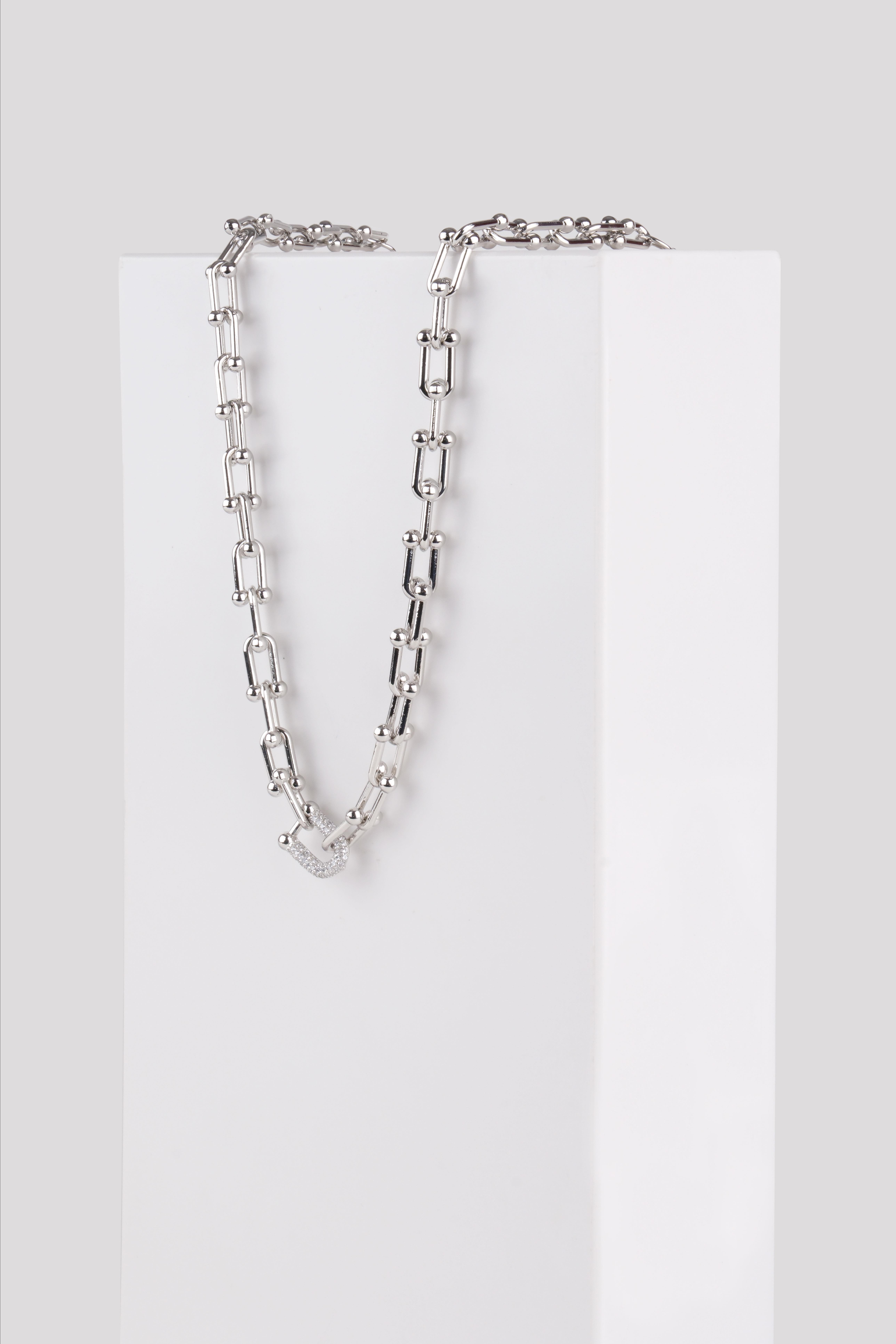 CHARME SILVER ÇELİK ZİNCİR KOLYEKolyeWATCHOFROYALCHARMECHARME SILVER ÇELİK ZİNCİR KOLYE