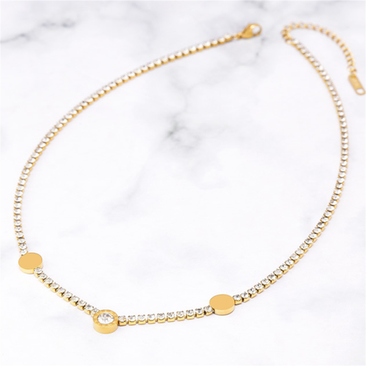 DIANA GOLD  ÇELİK KOLYE NECKLACEWATCHOFROYALDIANADIANA GOLD  ÇELİK KOLYE 