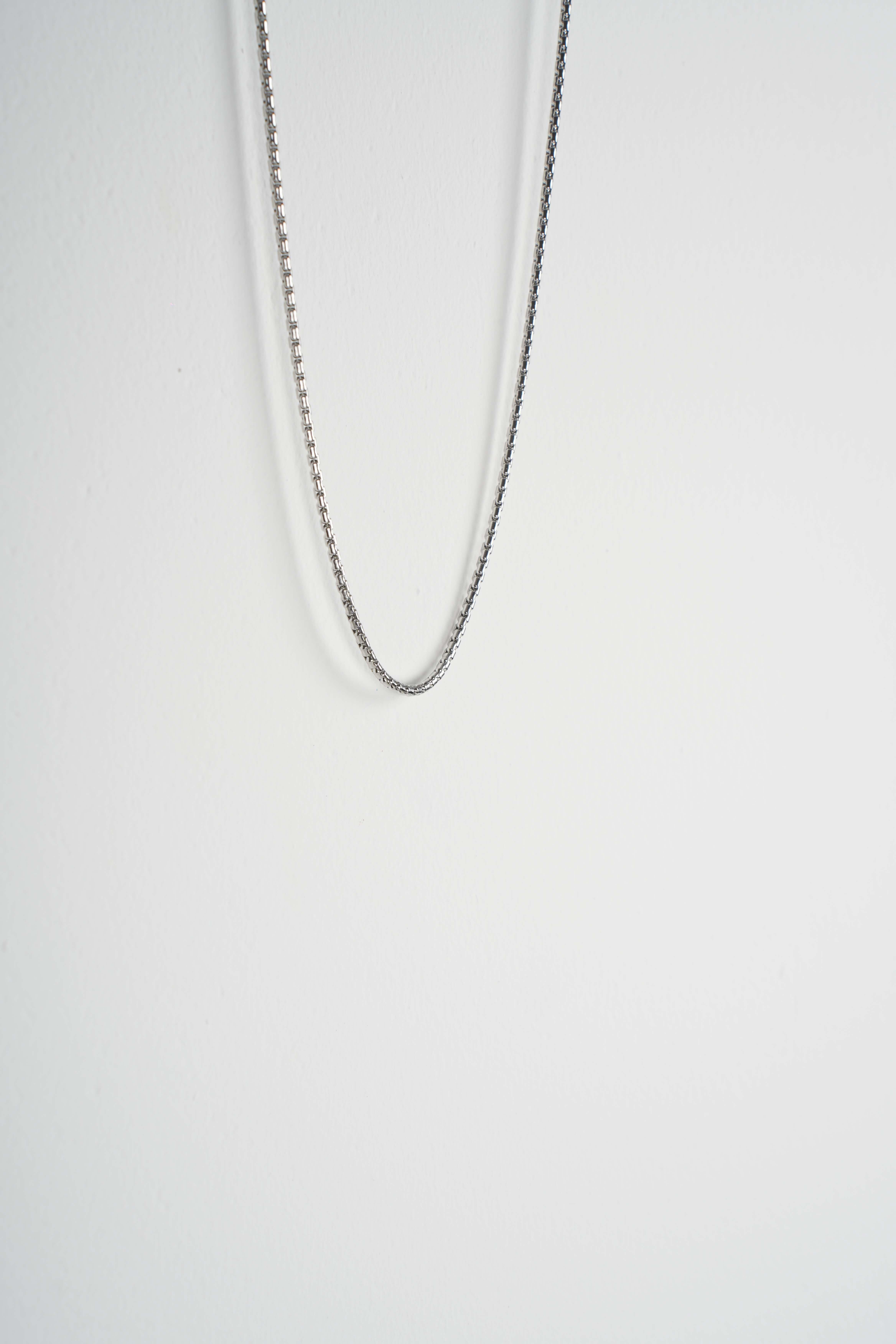 Flare Silver Zincir Çelik KolyeNecklaceWATCHOFROYALFlareFlare Silver Zincir Çelik Kolye