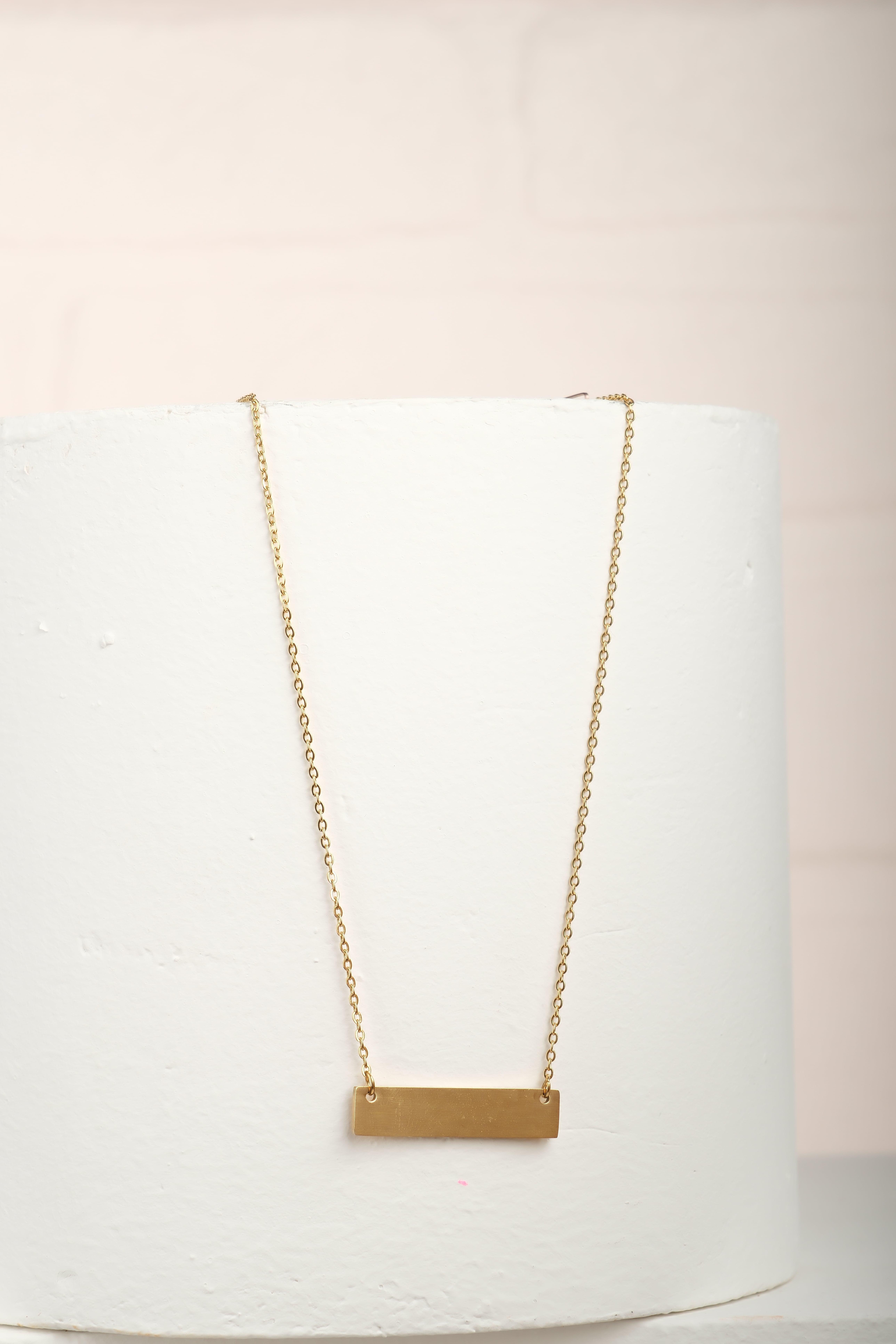 ISABELLA GOLD STEEL NECKLACENecklaceWATCHOFROYALISBLLGLDISABELLA GOLD STEEL NECKLACE