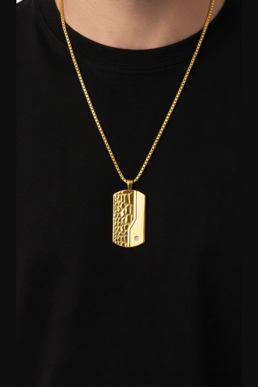 Paperclip Gold Çelik KolyeKolyeWATCHOFROYALPaperclipPaperclip Gold Çelik Kolye