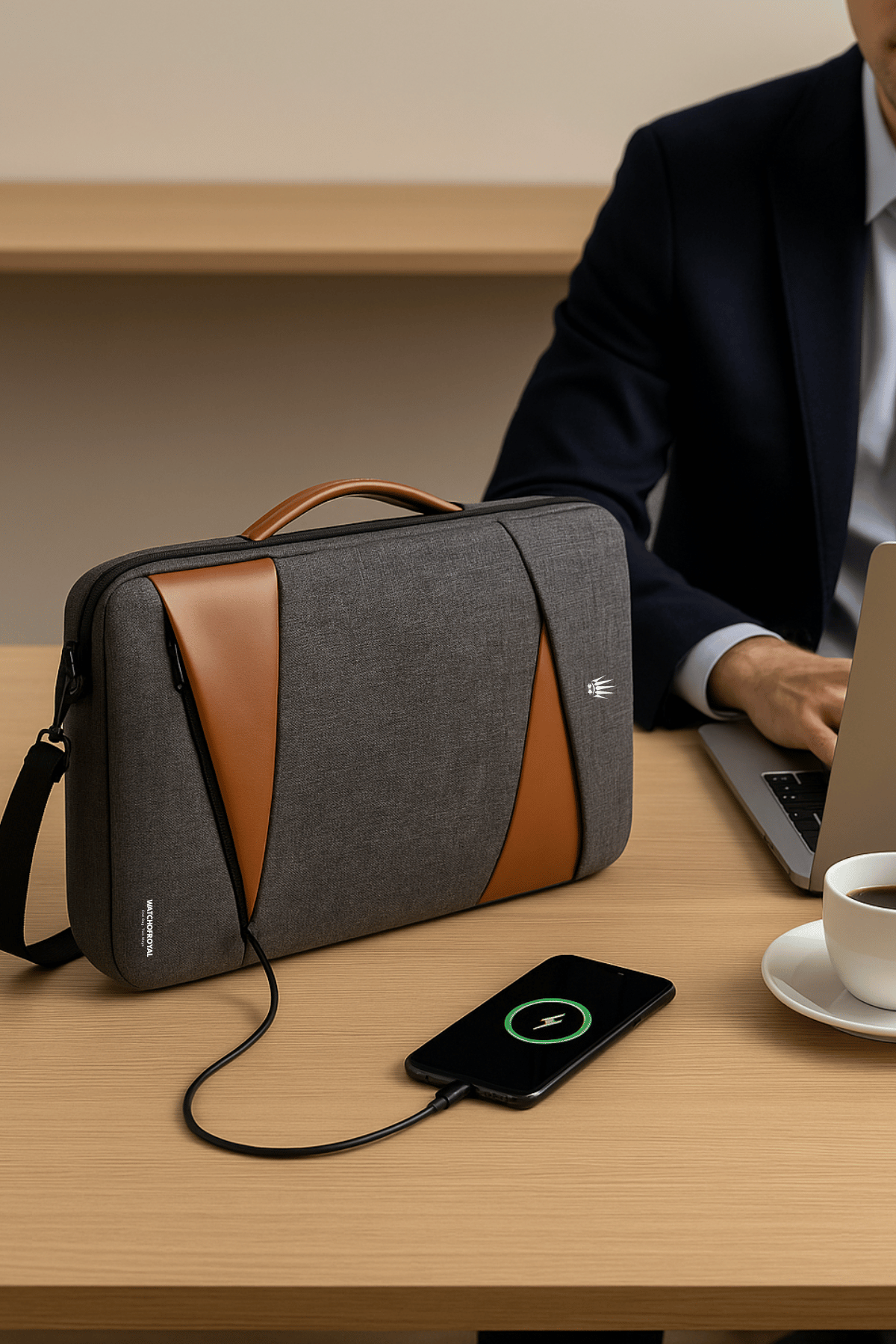 SmartPack Duo – USB & Type-C Girişli Laptop El ve Sırt ÇantasıLaptop&Evrak ÇantasıWATCHOFROYALSmartPack DuoSmartPack Duo – USB & Type-C Girişli Laptop El ve Sırt Çantası