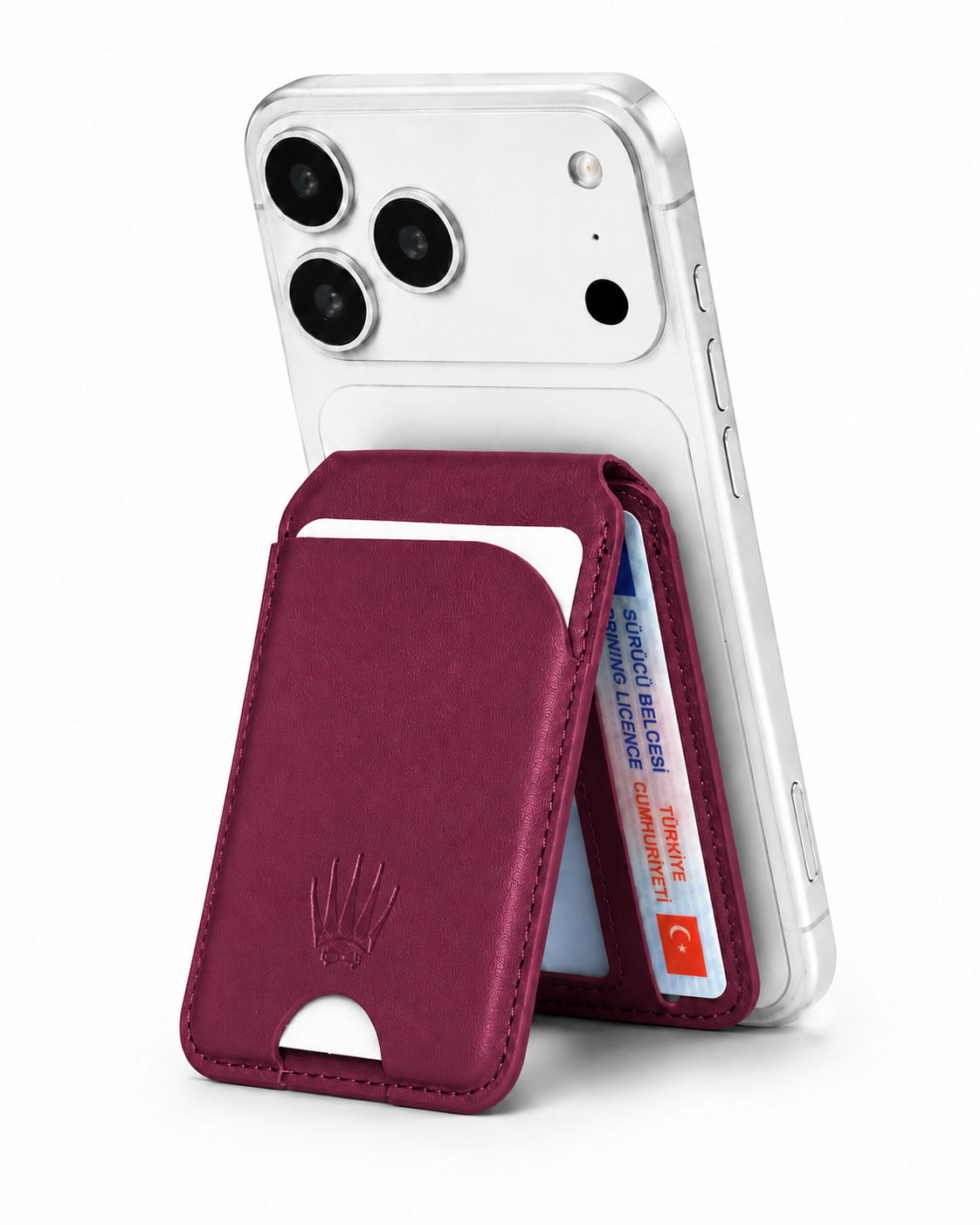 Axis Standlı Mürdüm Magnetik Yapıştırmalı 5 Hazneli Mıknatıslı Kartlık (rfıd)Magsafe KartlıkWATCHOFROYALAxisAxis Standlı Mürdüm Magnetik Yapıştırmalı 5 Hazneli Mıknatıslı Kartlık (rfıd)