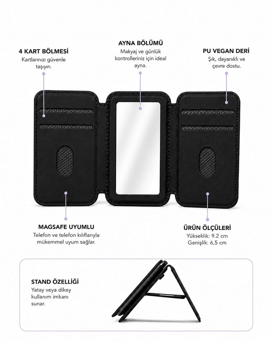 Fixo Standlı Turuncu Magnetik Yapıştırmalı Mıknatıslı KartlıkMagsafe KartlıkWATCHOFROYALfixoFixo Standlı Turuncu Magnetik Yapıştırmalı Mıknatıslı Kartlık