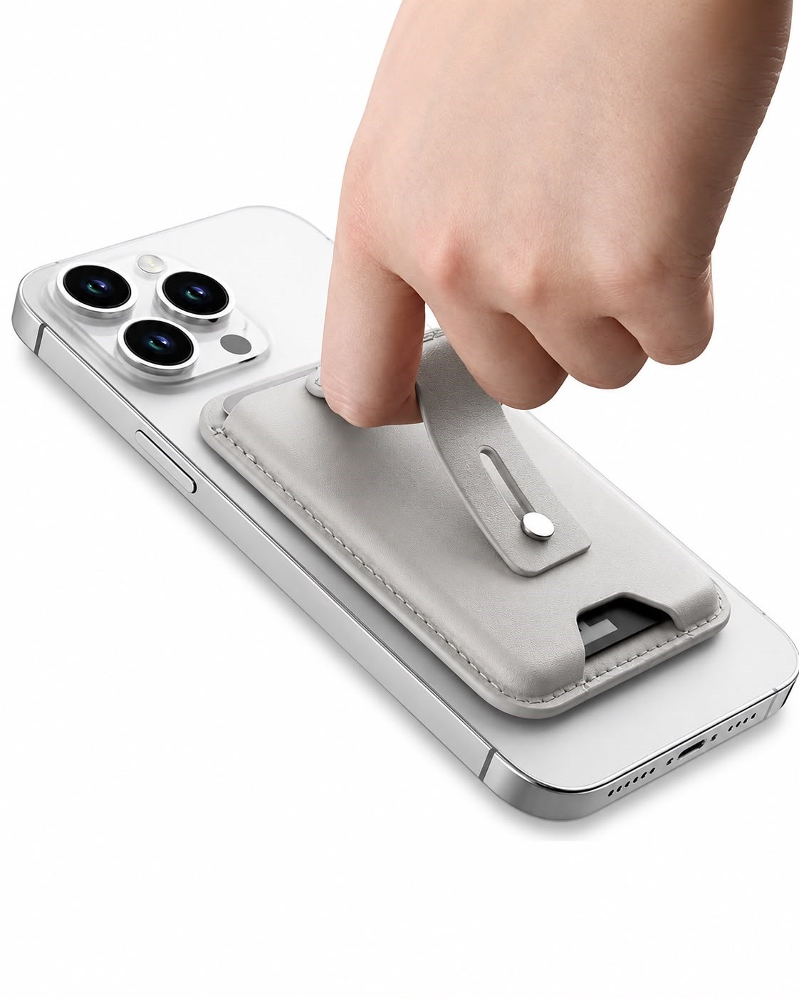 Foldy Standlı Gri Magnetik Yapıştırmalı Mıknatıslı KartlıkMagsafe KartlıkWATCHOFROYALFoldyFoldy Standlı Gri Magnetik Yapıştırmalı Mıknatıslı Kartlık