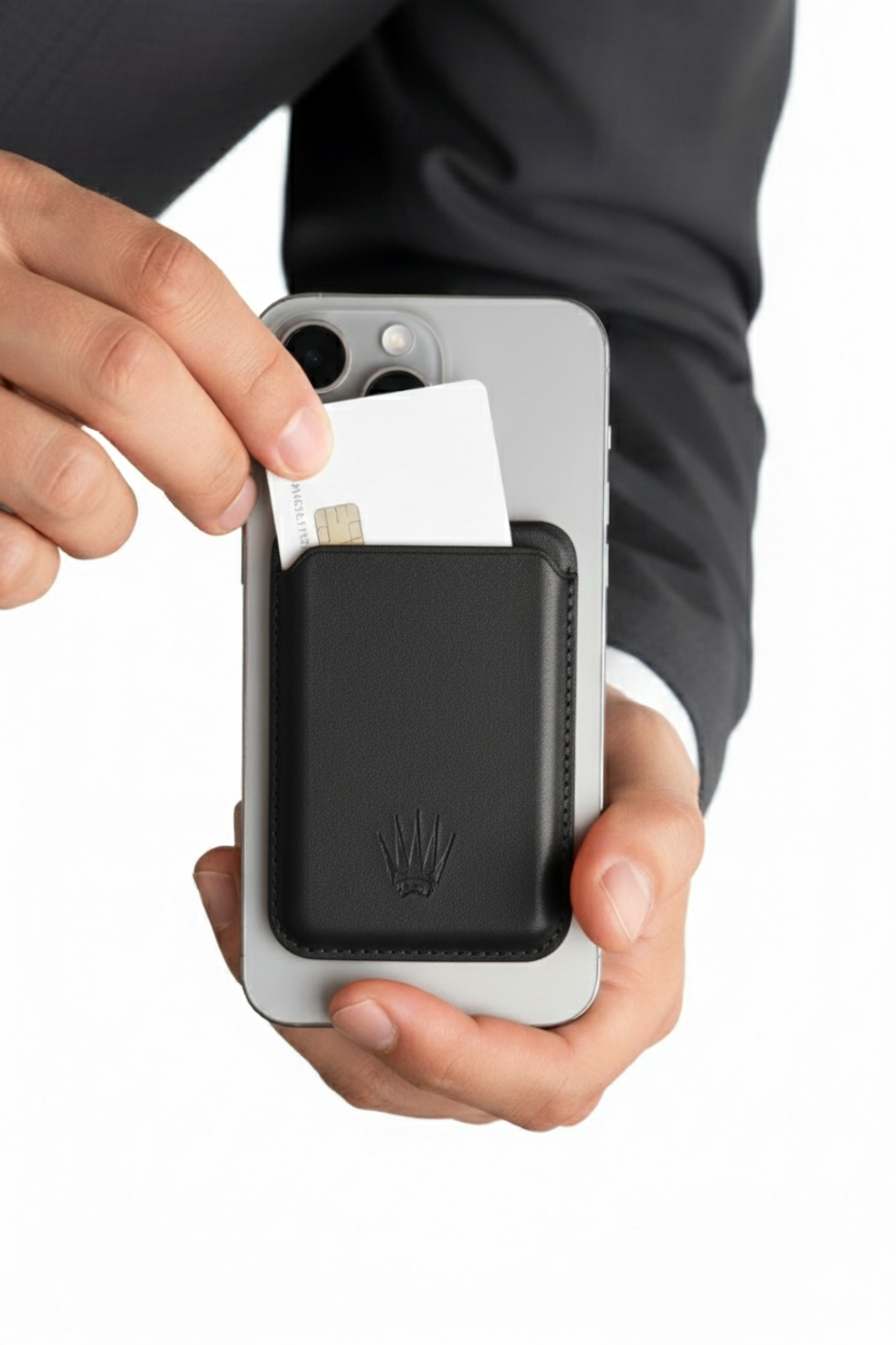 Kickstand Standlı Siyah Magnetik Yapıştırmalı Mıknatıslı KartlıkMagsafe KartlıkWATCHOFROYALKickstandKickstand Standlı Siyah Magnetik Yapıştırmalı Mıknatıslı Kartlık