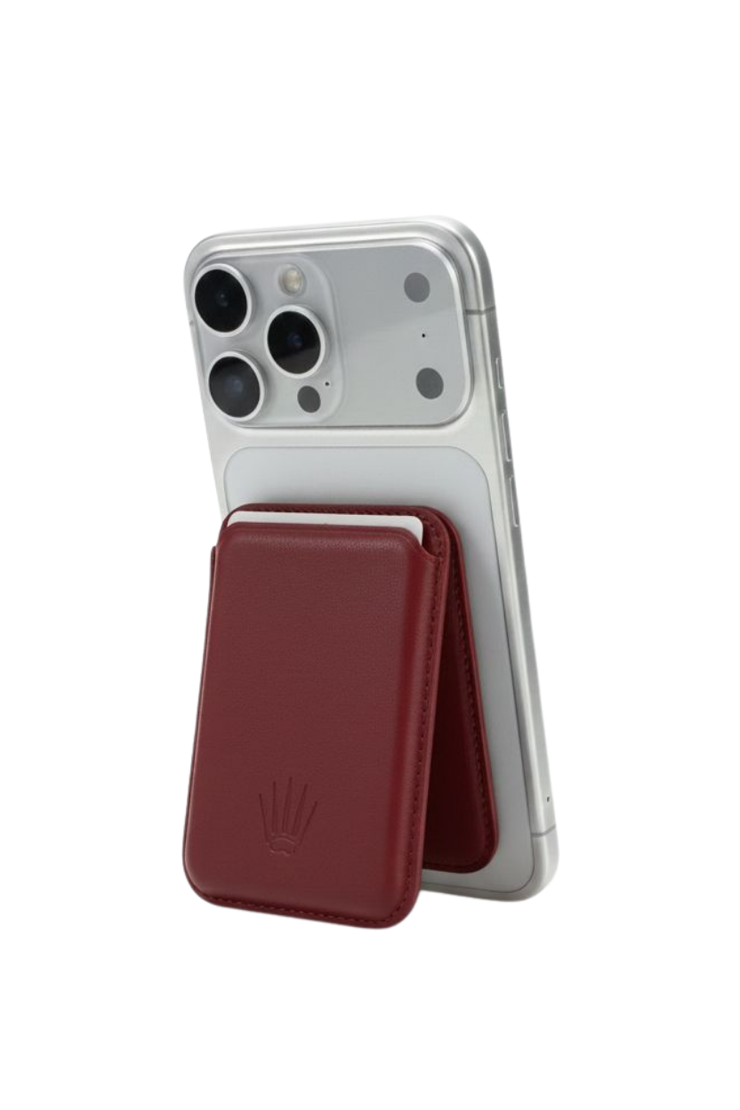 Kickstand Standlı Kırmızı Magnetik Yapıştırmalı Mıknatıslı KartlıkMagsafe KartlıkWATCHOFROYALKickstandKickstand Standlı Kırmızı Magnetik Yapıştırmalı Mıknatıslı Kartlık