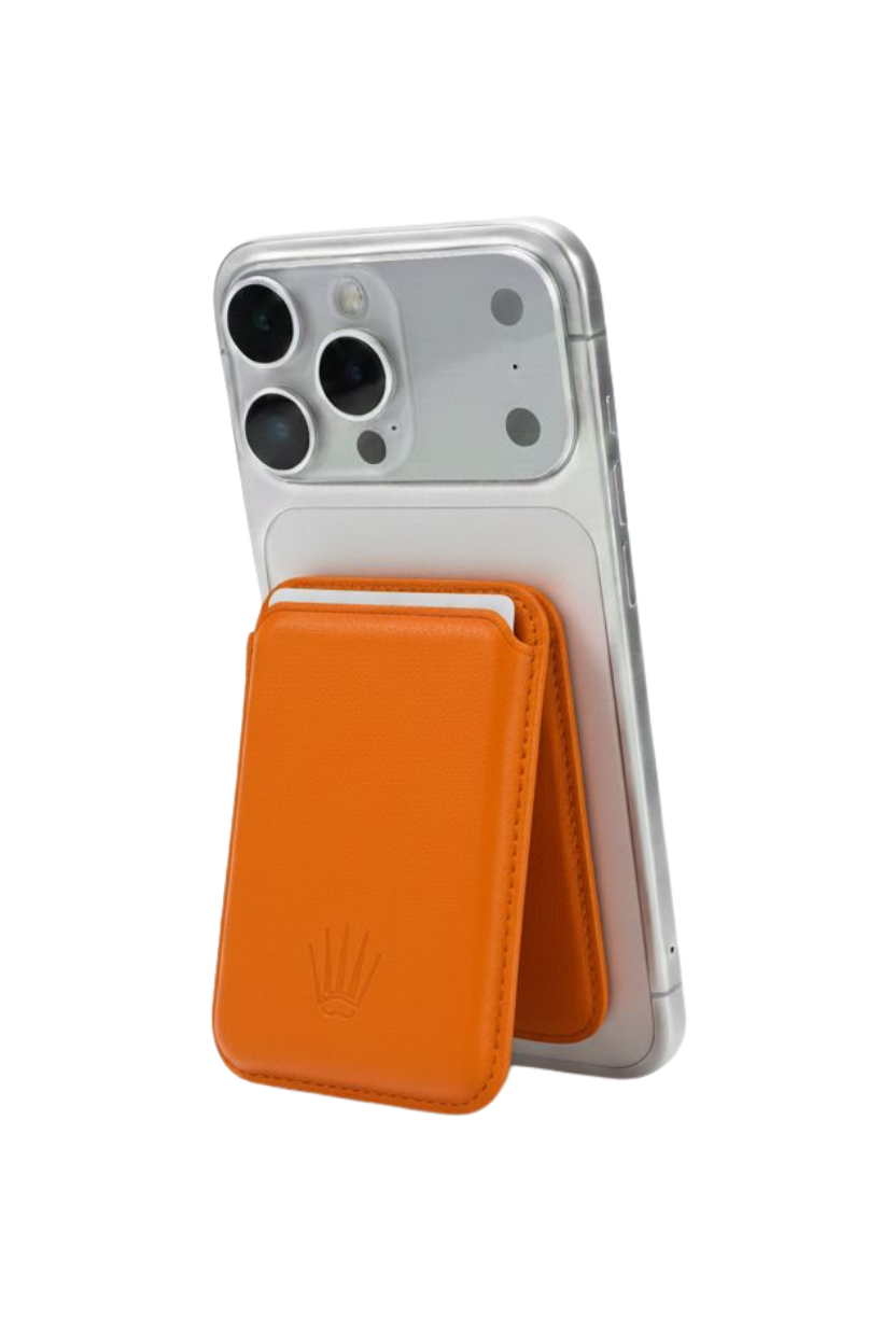 Kickstand Standlı Turuncu Magnetik Yapıştırmalı Mıknatıslı KartlıkMagsafe KartlıkWATCHOFROYALKickstandKickstand Standlı Turuncu Magnetik Yapıştırmalı Mıknatıslı Kartlık