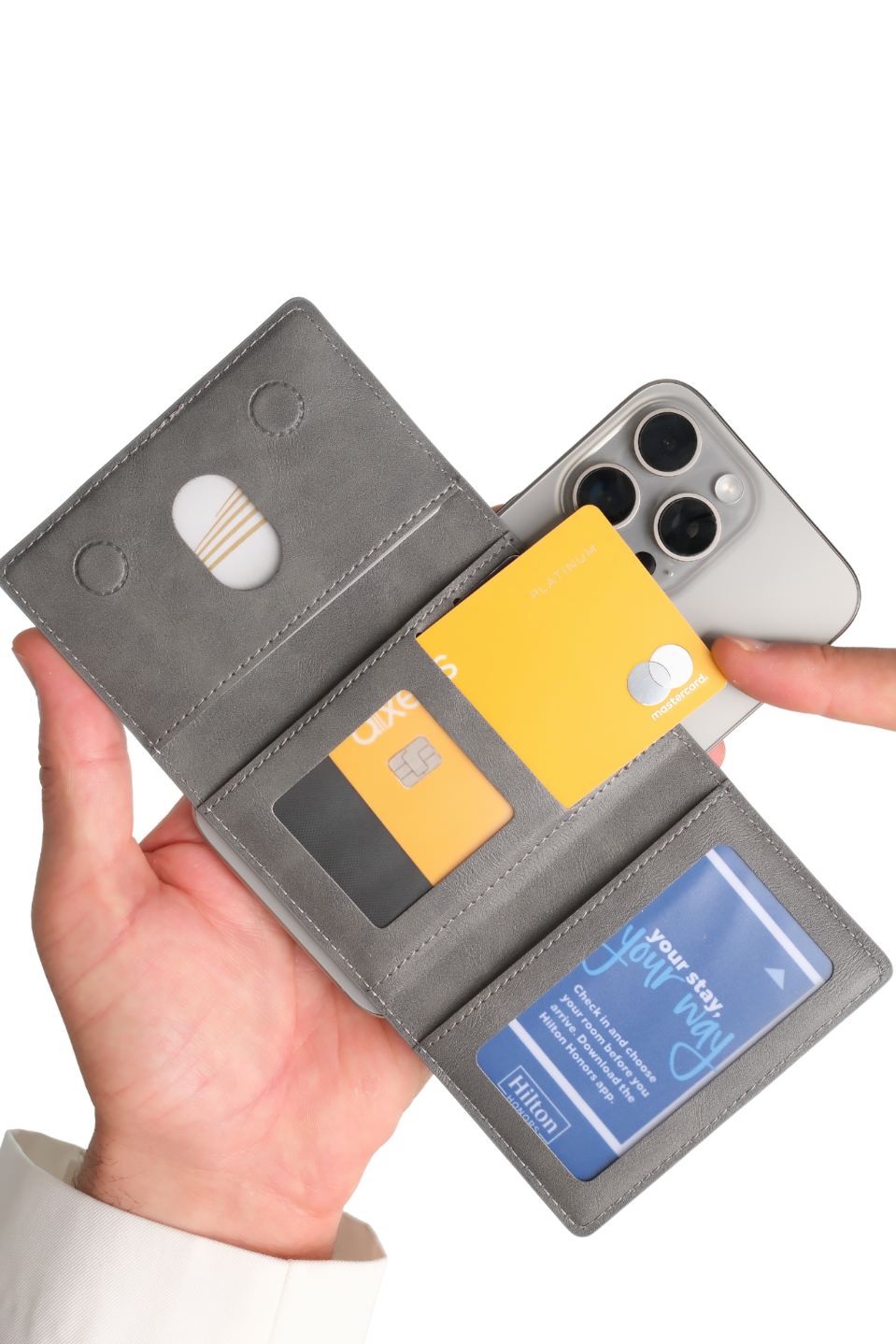 Storm Gri Magnetik Yapıştırmalı 5 Hazneli Mıknatıslı KartlıkMagsafe KartlıkWATCHOFROYALStormStorm Gri Magnetik Yapıştırmalı 5 Hazneli Mıknatıslı Kartlık