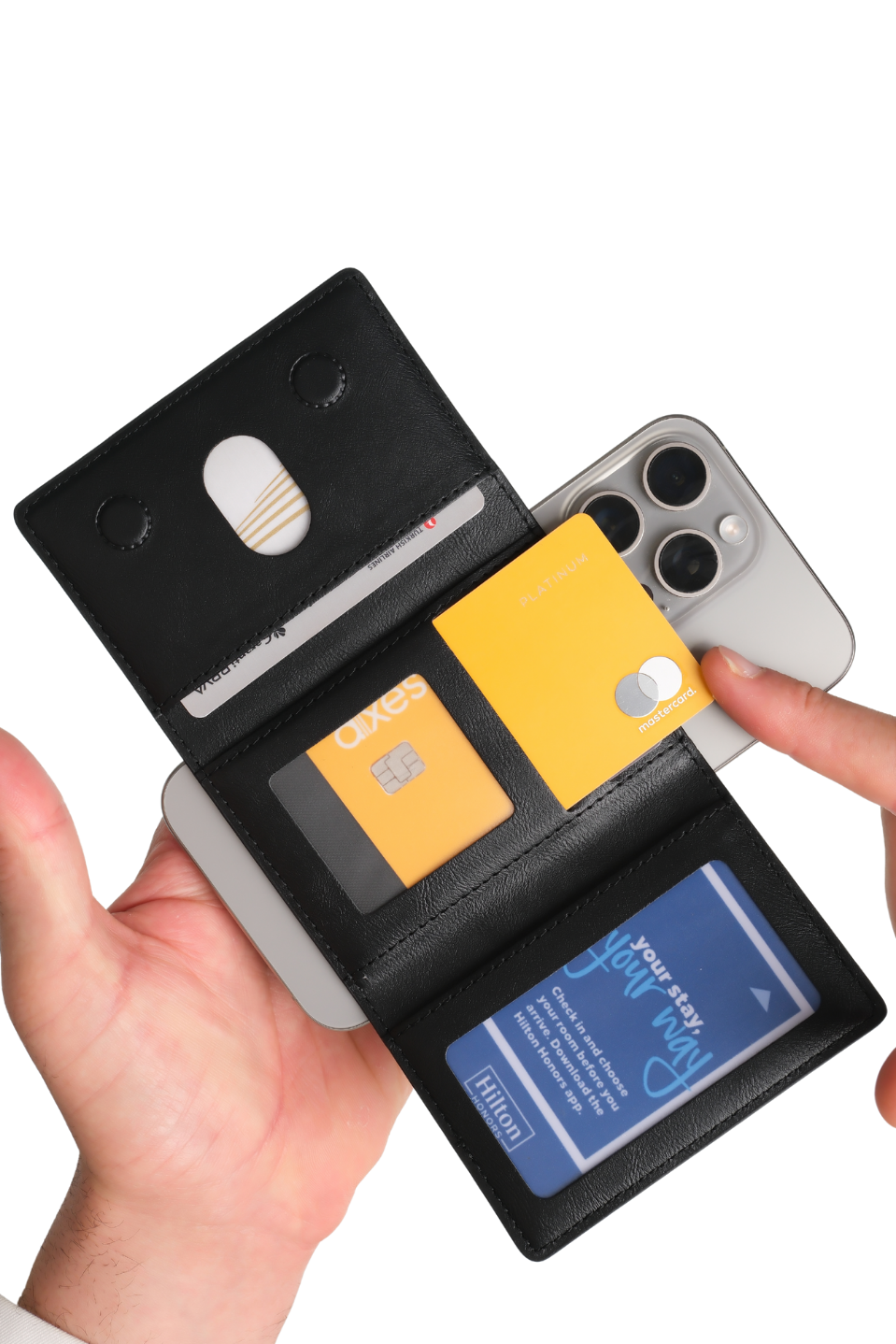 Storm Siyah Magnetik Yapıştırmalı 5 Hazneli Mıknatıslı KartlıkMagsafe KartlıkWATCHOFROYALStormStorm Siyah Magnetik Yapıştırmalı 5 Hazneli Mıknatıslı Kartlık