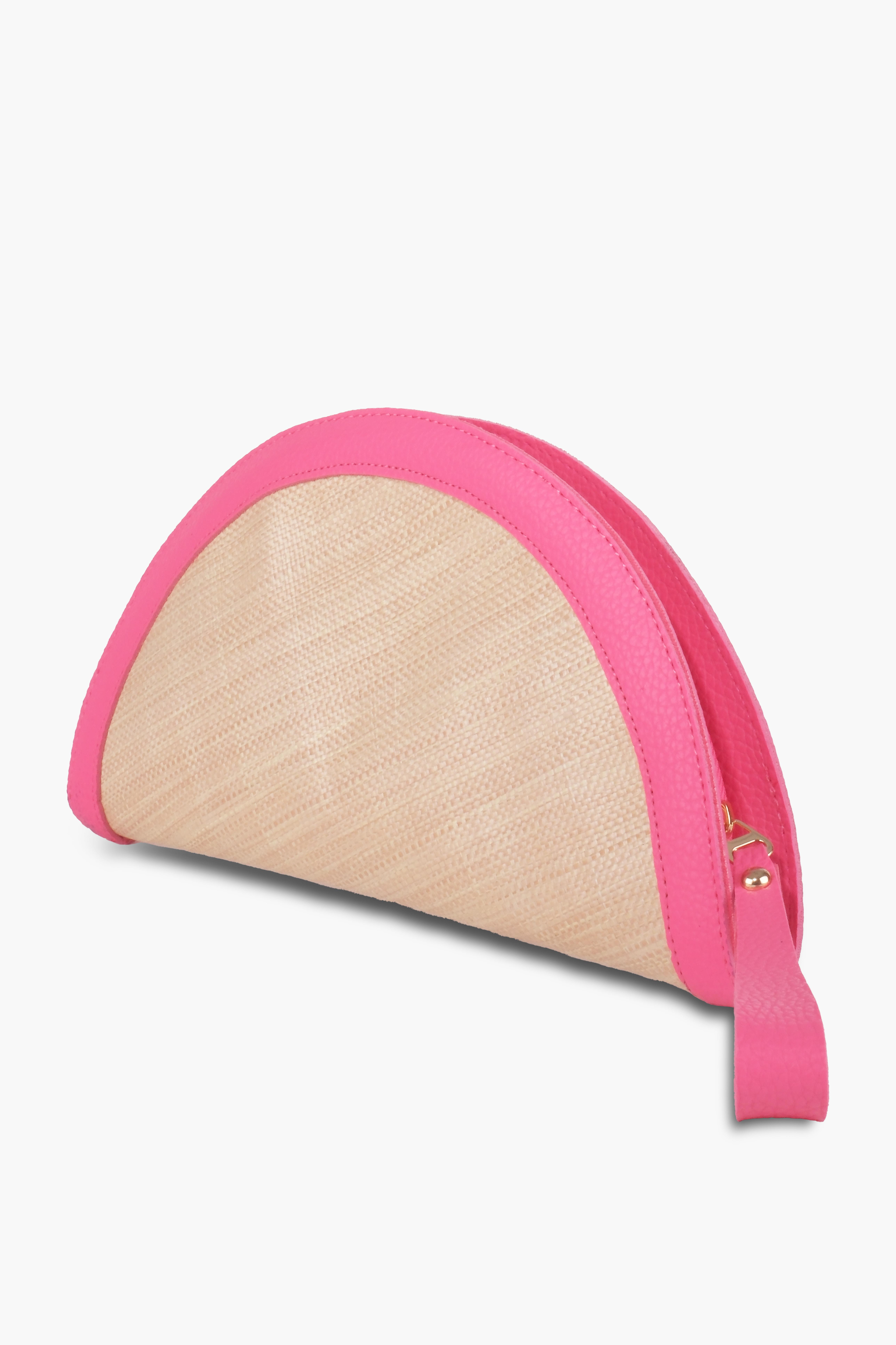 Kadın Jüt Pembe Hasır El Çanta BettyOmuz ÇantasıWATCHOFROYALBettyKadın Jüt Pembe Hasır El Çanta Betty