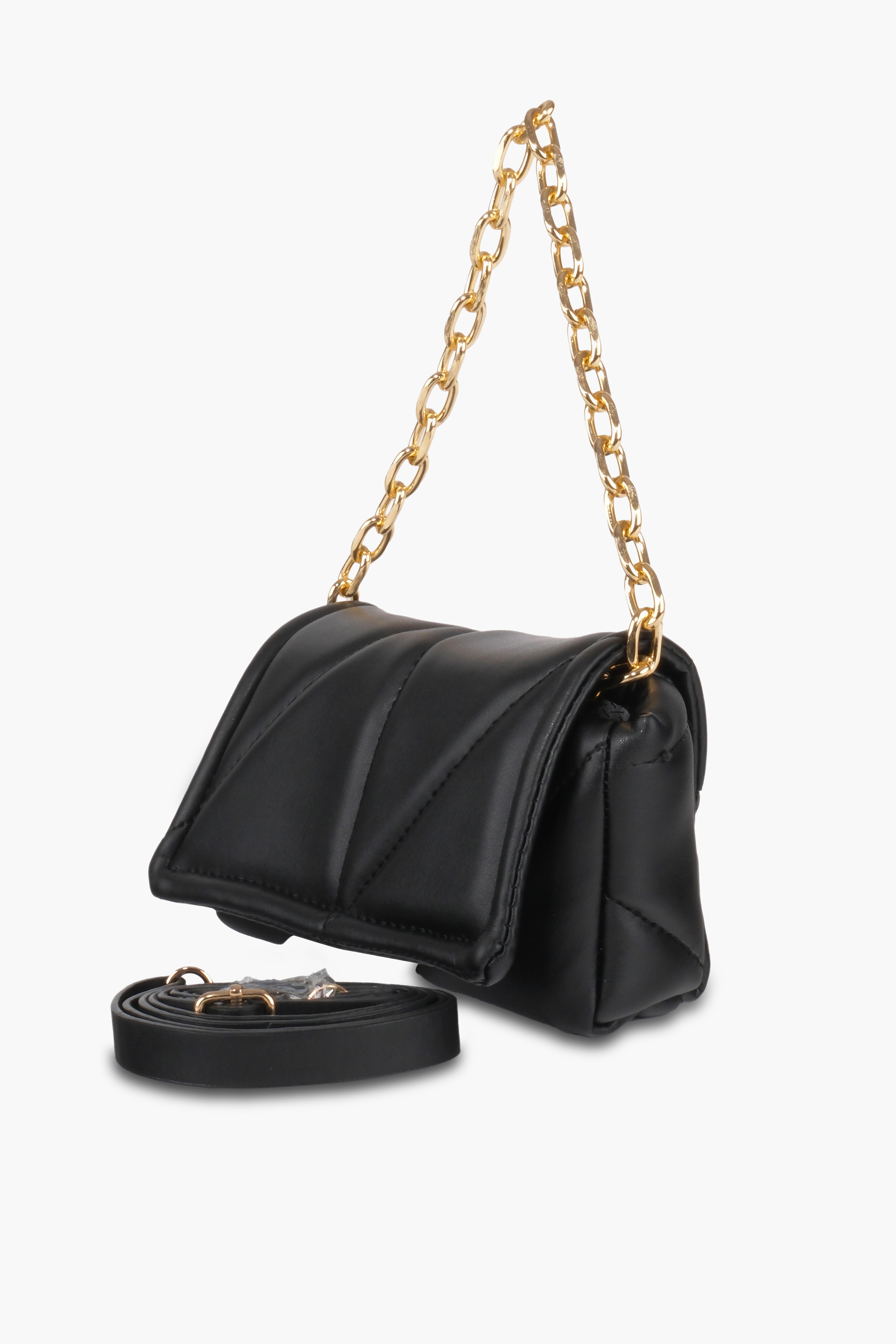 Kapitone Kadın Mini Siyah Deri Çapraz Askılı Omuz Ve El Çantası CeliaOmuz ÇantasıWATCHOFROYALCELİAKapitone Kadın Mini Siyah Deri Çapraz Askılı Omuz Ve El Çantası Celia