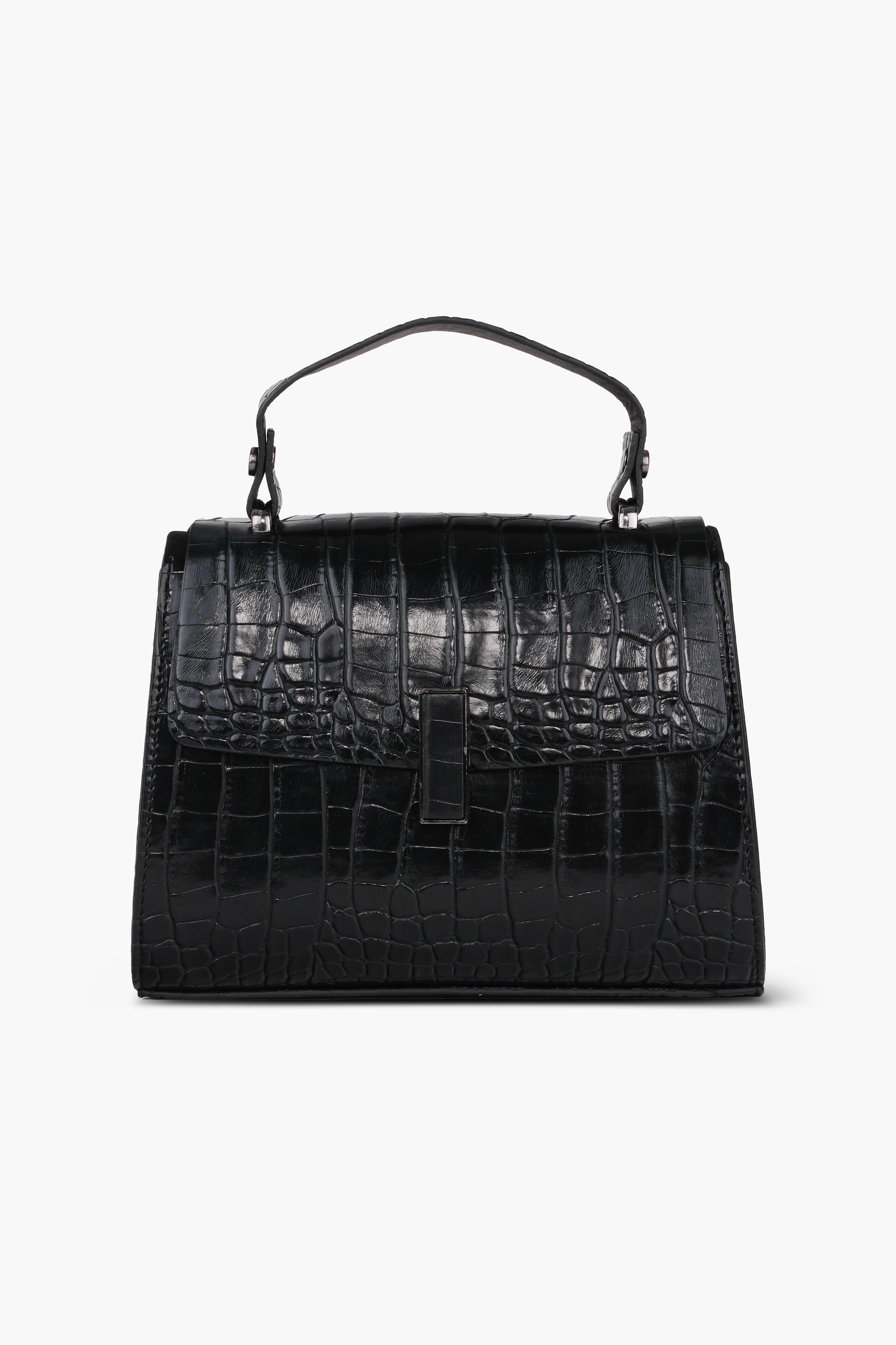 Siyah Desenli Çapraz Askılı El Çantası DaisyOmuz ÇantasıWATCHOFROYALDaisySiyah Desenli Çapraz Askılı El Çantası Daisy