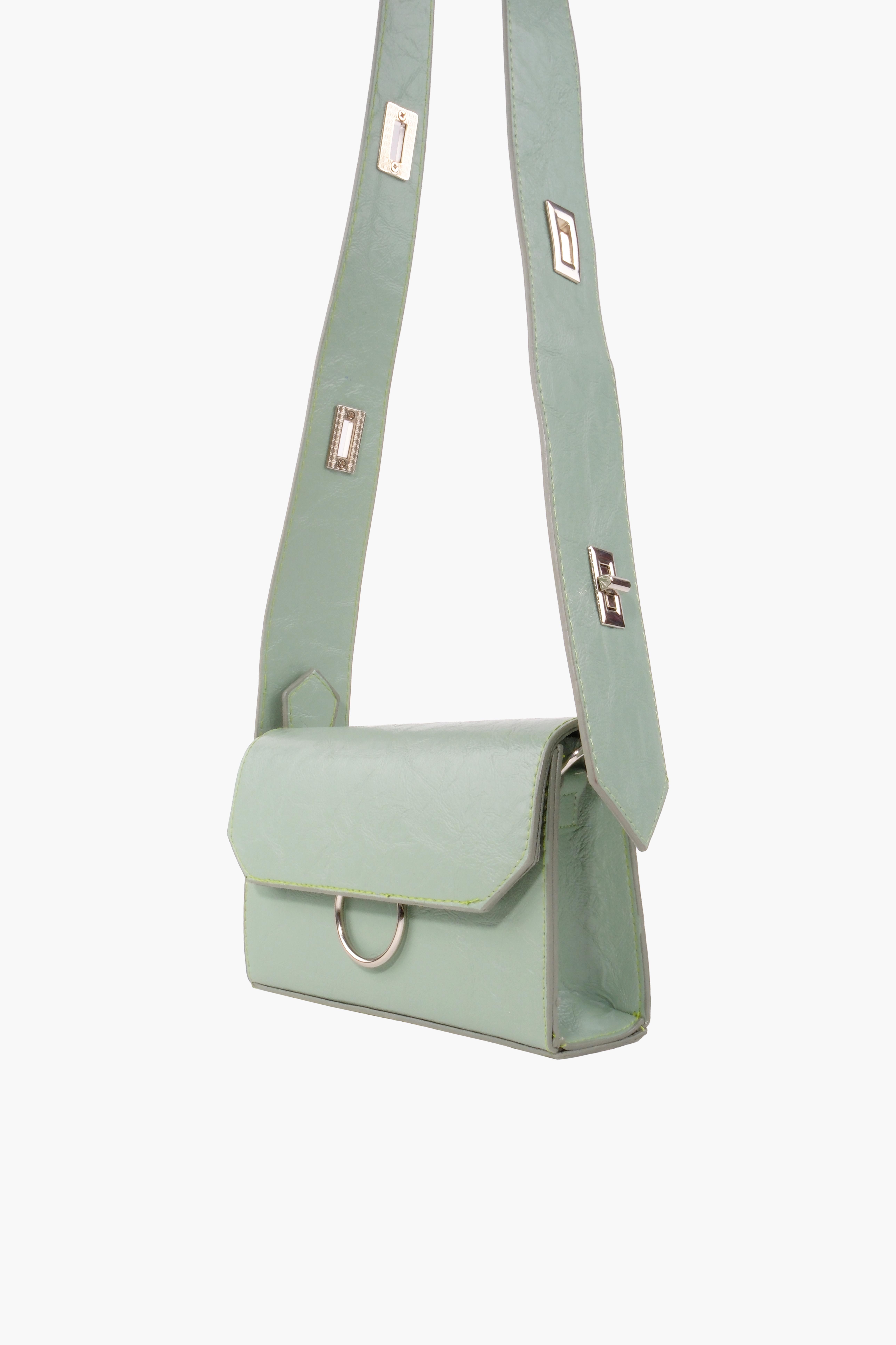 Kadın Desenli Mint Yeşili Deri Ayarlanabilir Omuz Ve El Çantası DinaOmuz ÇantasıWATCHOFROYALDİNAKadın Desenli Mint Yeşili Deri Ayarlanabilir Omuz Ve El Çantası Dina