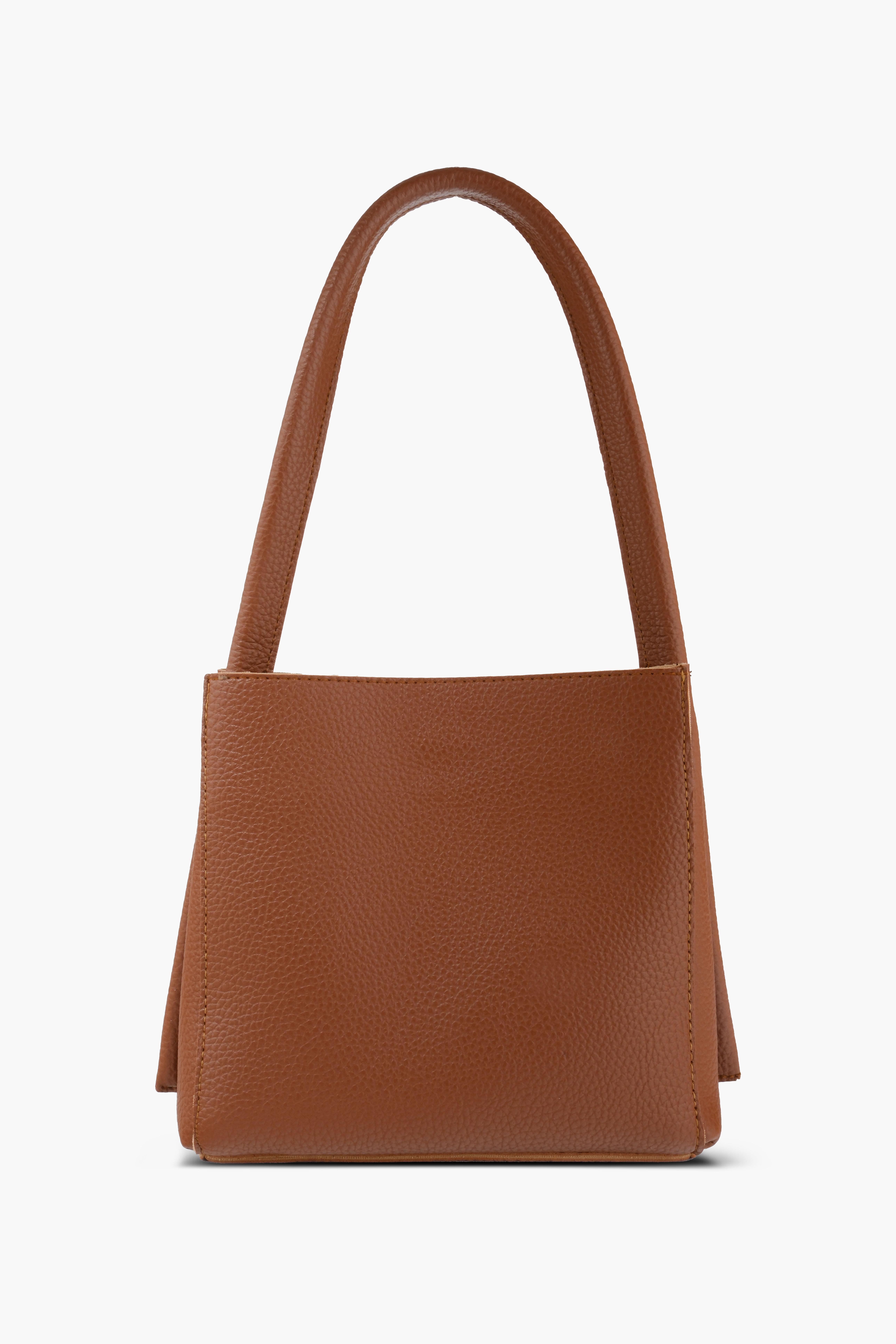 Kadın Çantası Kahverengi Tek Askılı İki Bölmeli  Deri Omuz Çantası JAMİAOmuz ÇantasıWATCHOFROYALJAMİEKadın Çantası Kahverengi Tek Askılı İki Bölmeli  Deri Omuz Çantası JAMİA