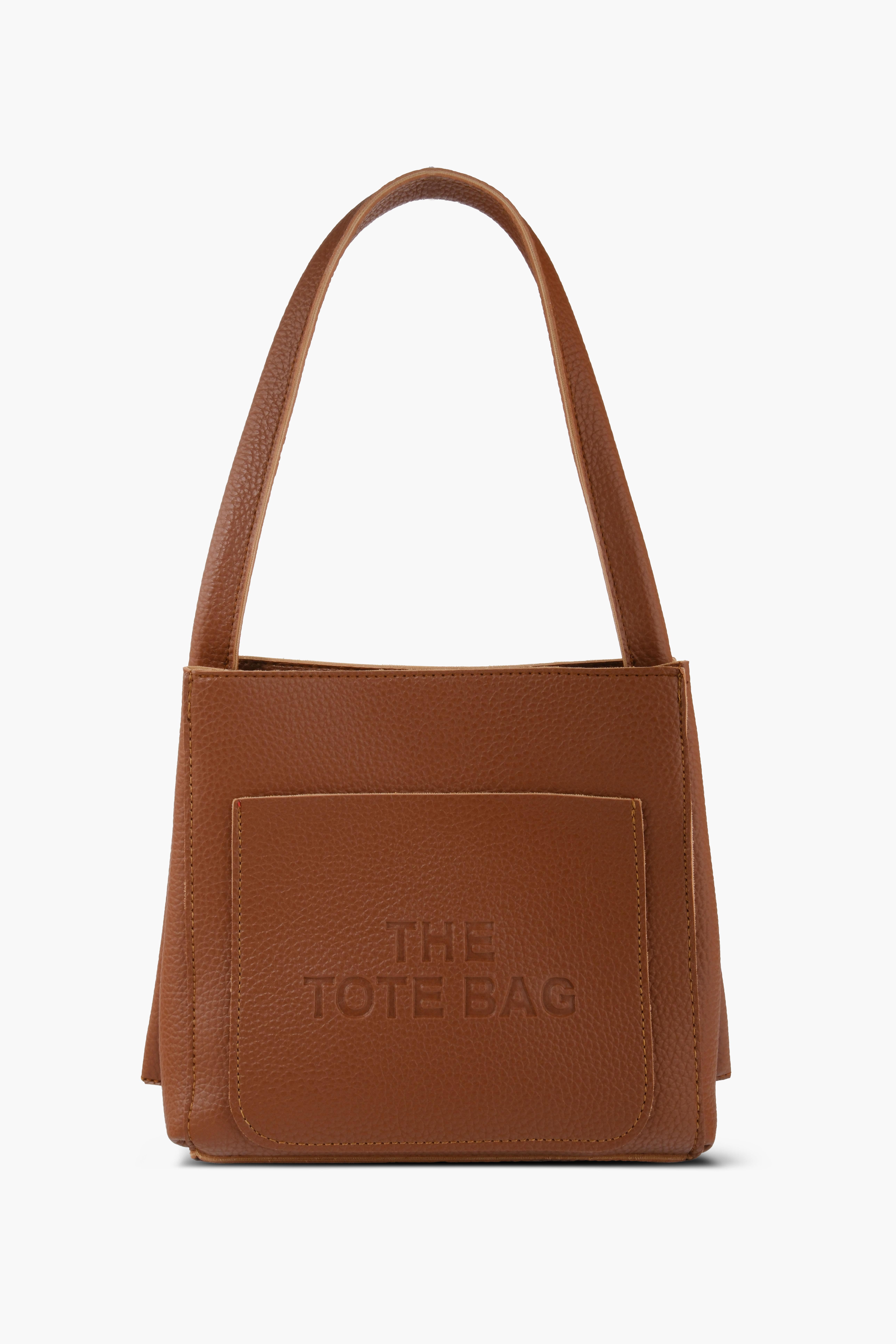 Kadın Çantası Kahverengi Tek Askılı İki Bölmeli  Deri Omuz Çantası JAMİAOmuz ÇantasıWATCHOFROYALJAMİEKadın Çantası Kahverengi Tek Askılı İki Bölmeli  Deri Omuz Çantası JAMİA