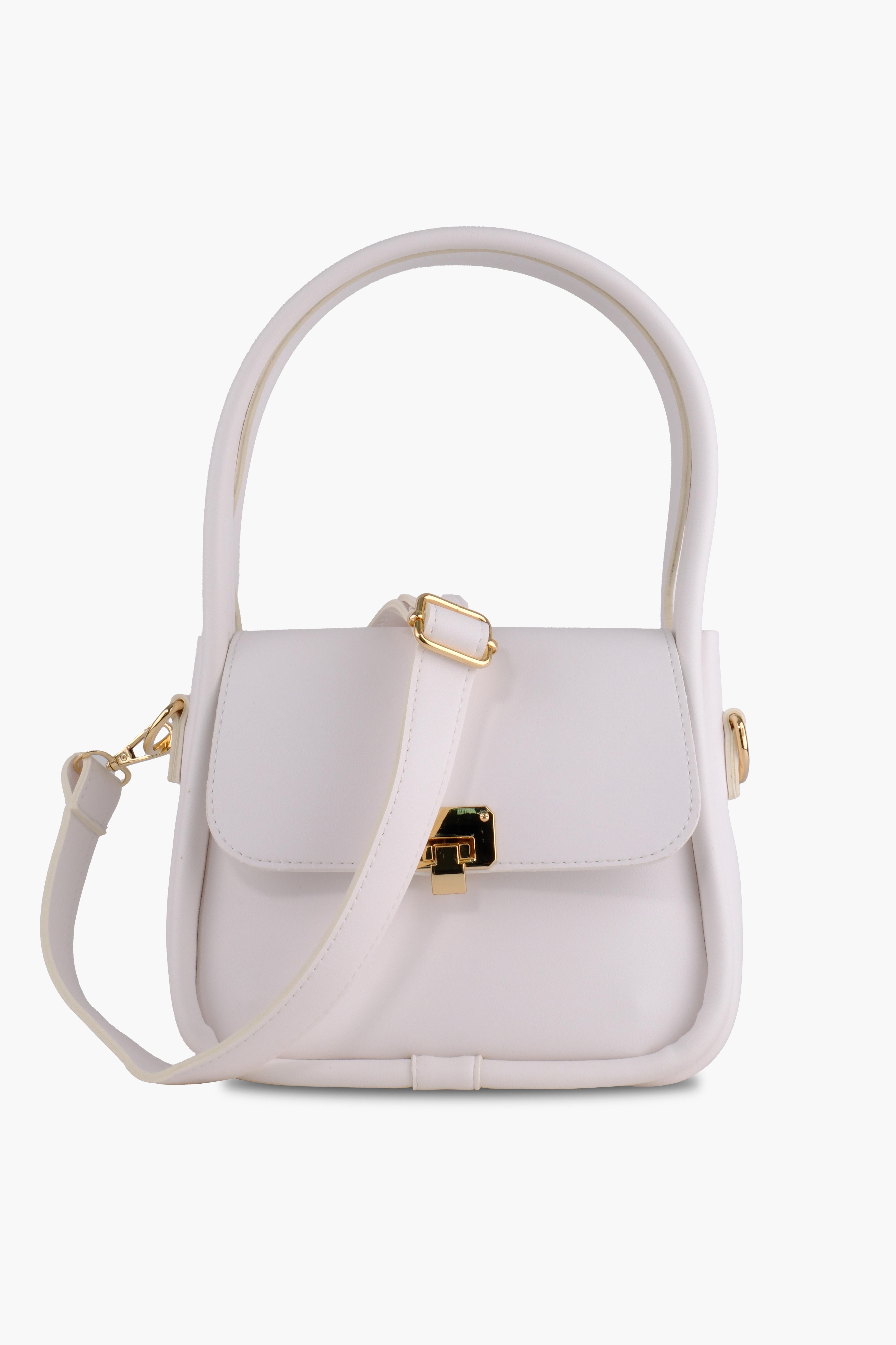 Gold Detaylı Beyaz İkili Omuz Çantası MariaOmuz ÇantasıWATCHOFROYALMariaGold Detaylı Beyaz İkili Omuz Çantası Maria