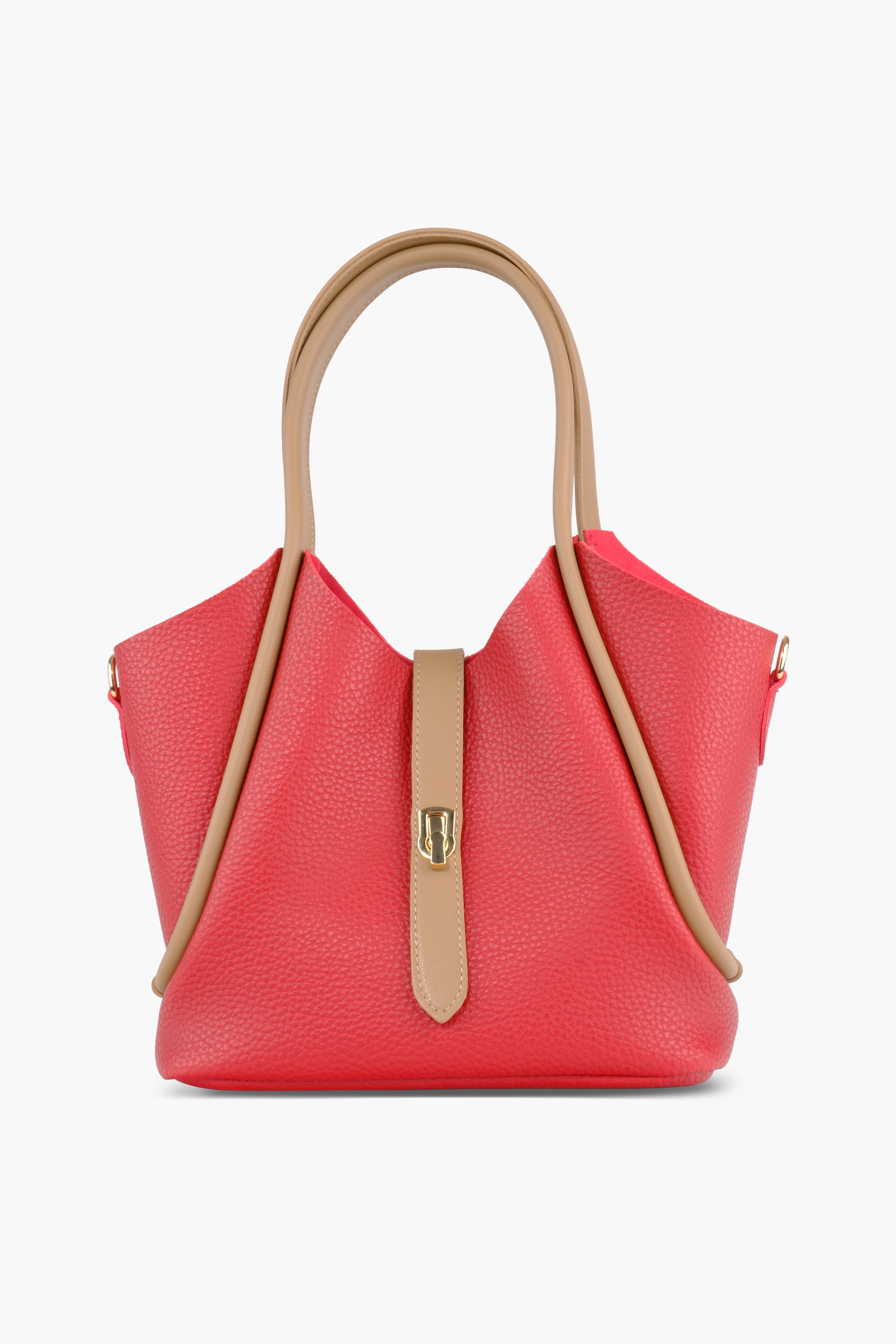 Kırmızı Yavrulu Deri Omuz Çantası SARAShoulder BagWATCHOFROYALSARAKırmızı Yavrulu Deri Omuz Çantası SARA