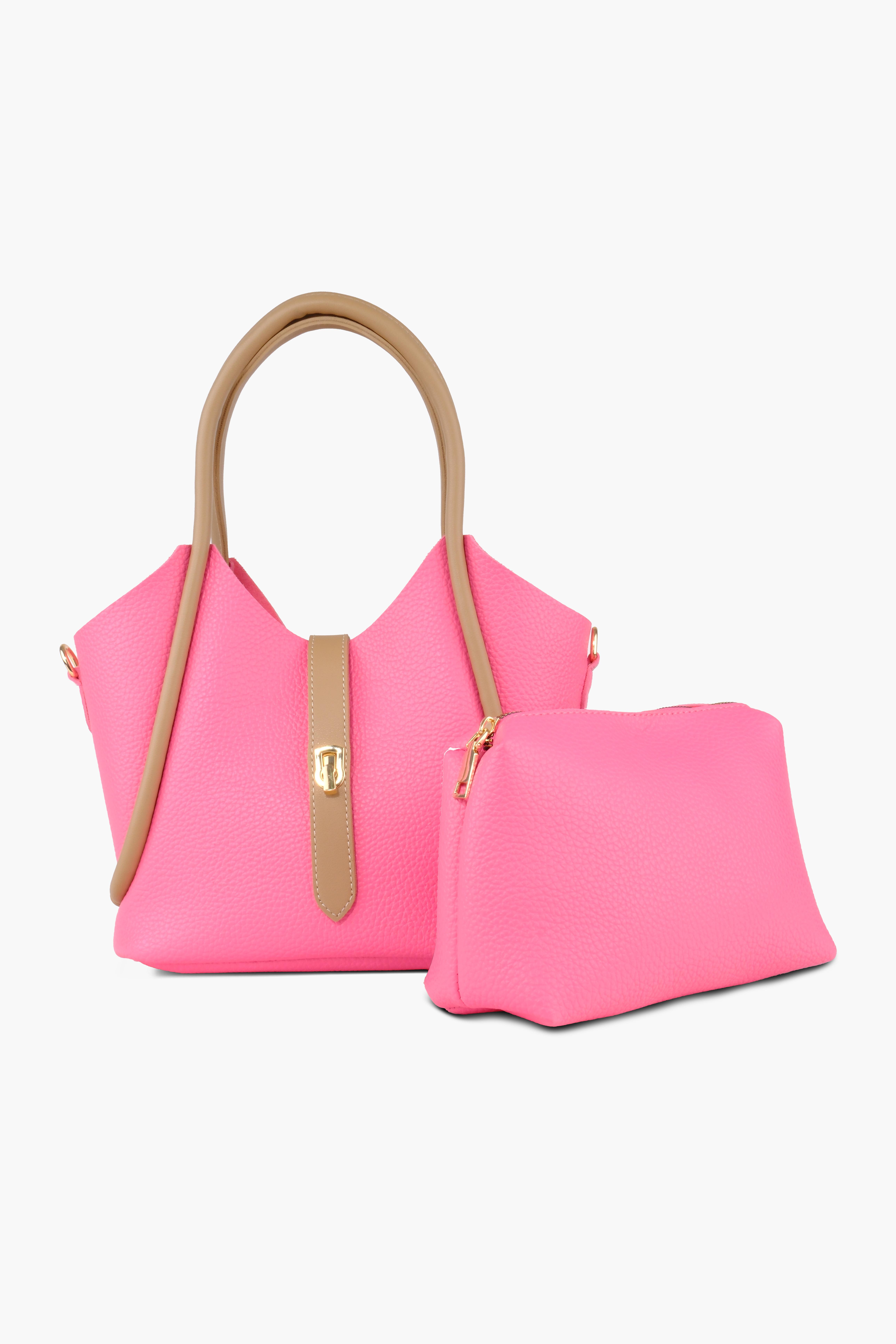 Pembe Yavrulu Deri Omuz Çantası SARAOmuz ÇantasıWATCHOFROYALSARAPembe Yavrulu Deri Omuz Çantası SARA