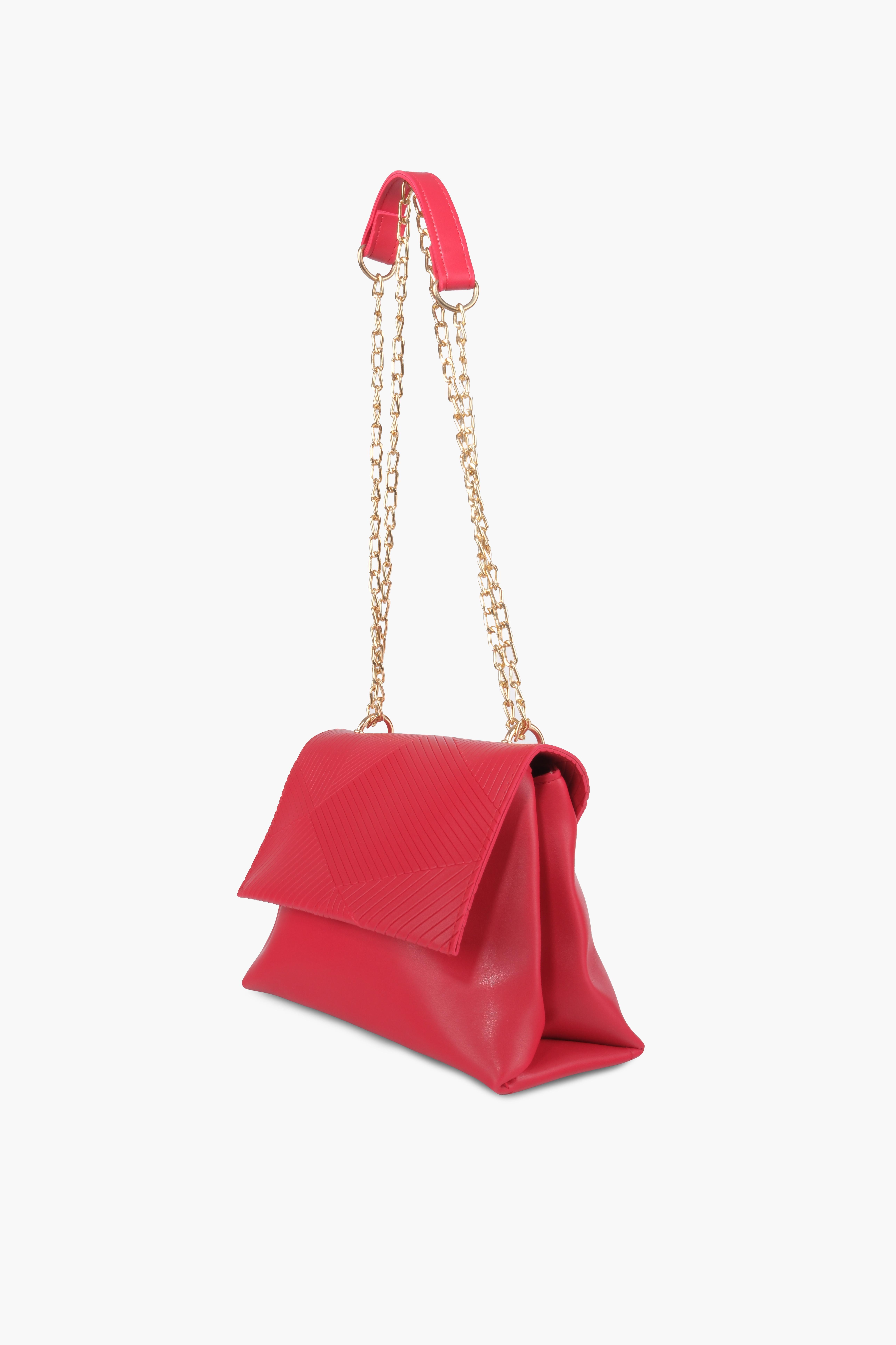 Kırmızı Asimetrik Desenli Gold Asklı Çapraz Askılı Ve Omuz Çantası SilviaOmuz ÇantasıWATCHOFROYALSilviaKırmızı Asimetrik Desenli Gold Asklı Çapraz Askılı Ve Omuz Çantası Silvia