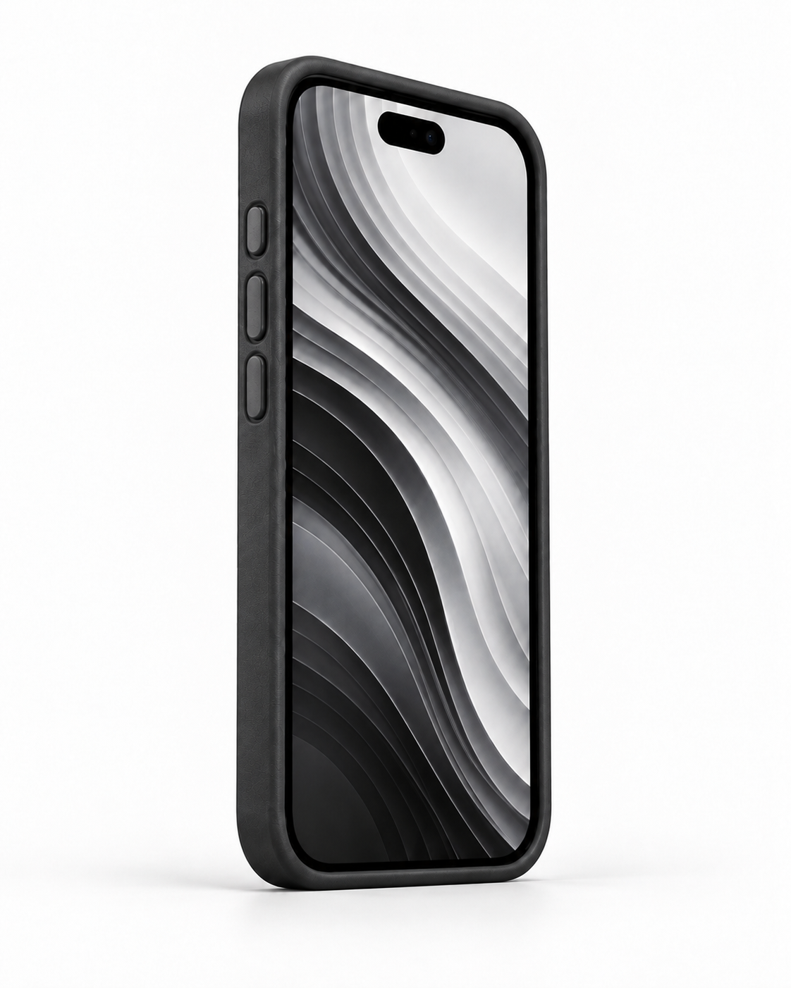 STANDLI IPHONE 11 KREM DERİ TELEFON KILIFI