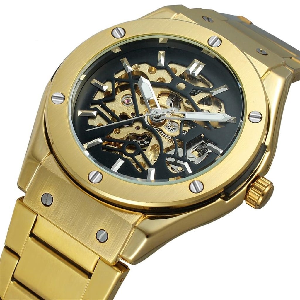 GOLD ROYAL BIGBANG OTOMATİK İSKELET KOL SAATİSAATROYAL WATCHESBIGBNGSTELLGLDGOLD ROYAL BIGBANG OTOMATİK İSKELET KOL SAATİ