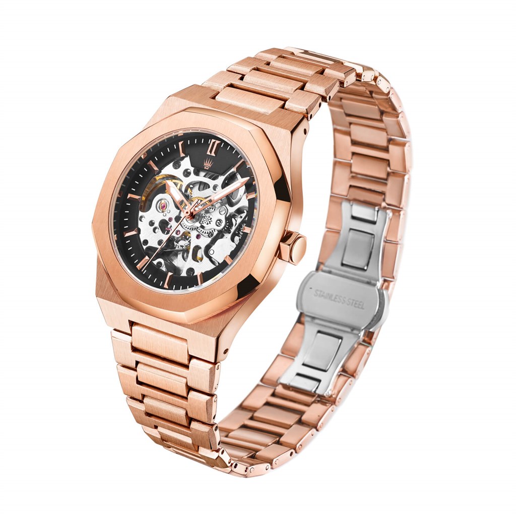 ROYAL CROWN AUTOMATIC ROSE GOLD KOL SAATİWATCHESROYAL WATCHESRYLCRWNAUTMCRSGLDROYAL CROWN AUTOMATIC ROSE GOLD KOL SAATİ