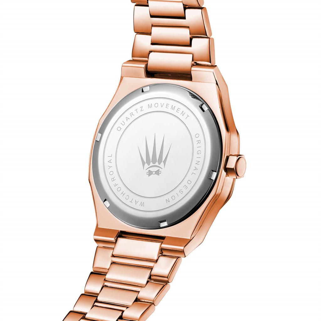 ROYAL CROWN ROSE GOLD KOL SAATİSAATROYAL WATCHESRYLCRWNRSGLDROYAL CROWN ROSE GOLD KOL SAATİ