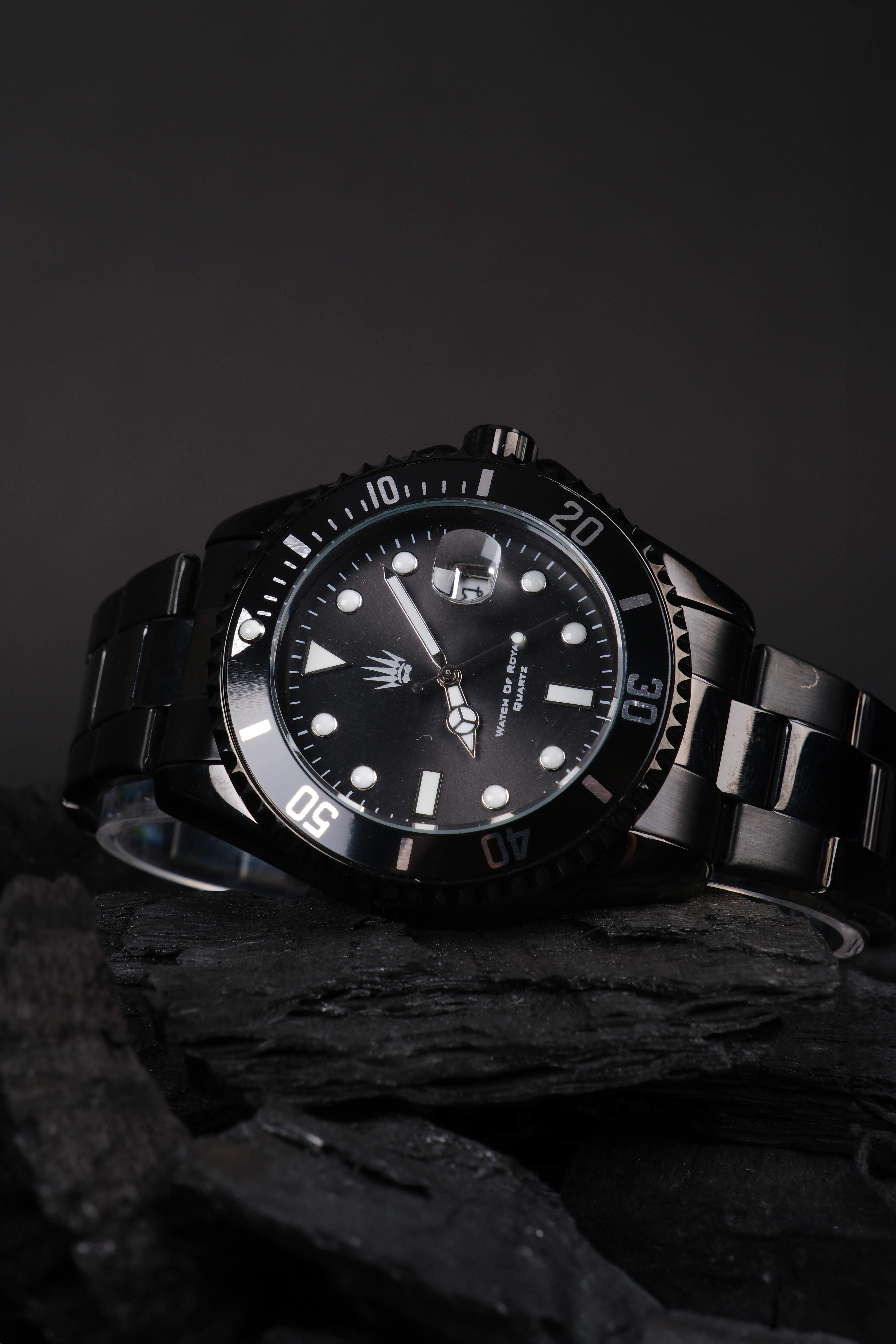 Bold Black Çelik Kol SaatiWatchesWATCHOFROYALRichardBold Black Çelik Kol Saati