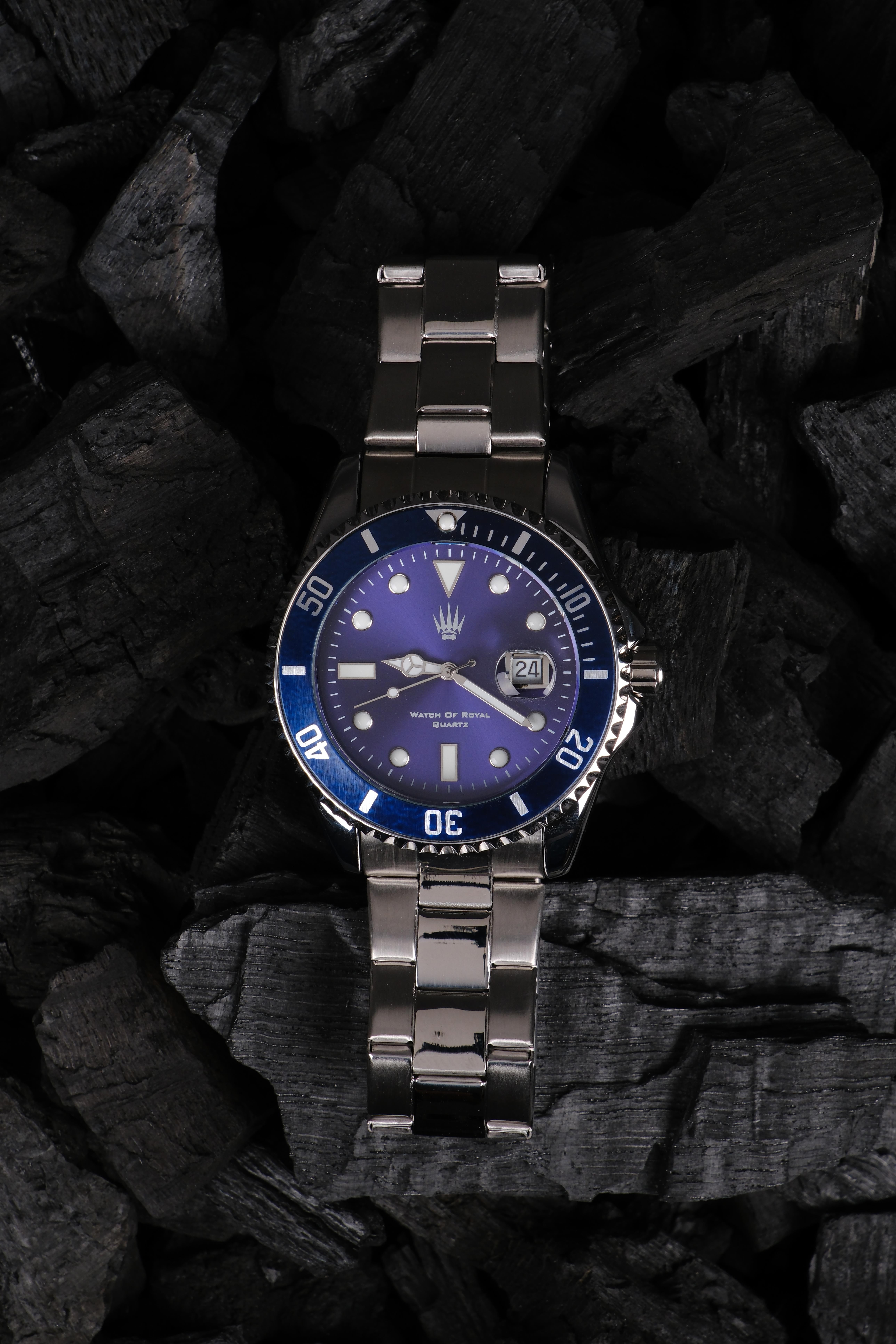 Bold Silver Green Çelik Kol SaatiWatchesWATCHOFROYALRichardBold Silver Green Çelik Kol Saati