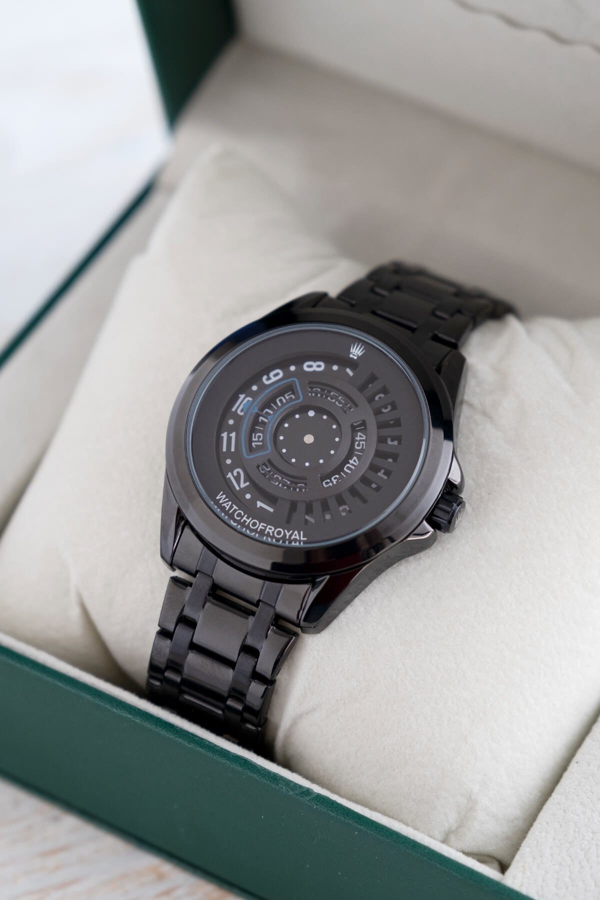 SPEED MASTER BLUE BLACK KOL SAATİWATCHESWATCHOFROYALSPDMSTRBLBLACKLSTSPEED MASTER BLUE BLACK KOL SAATİ