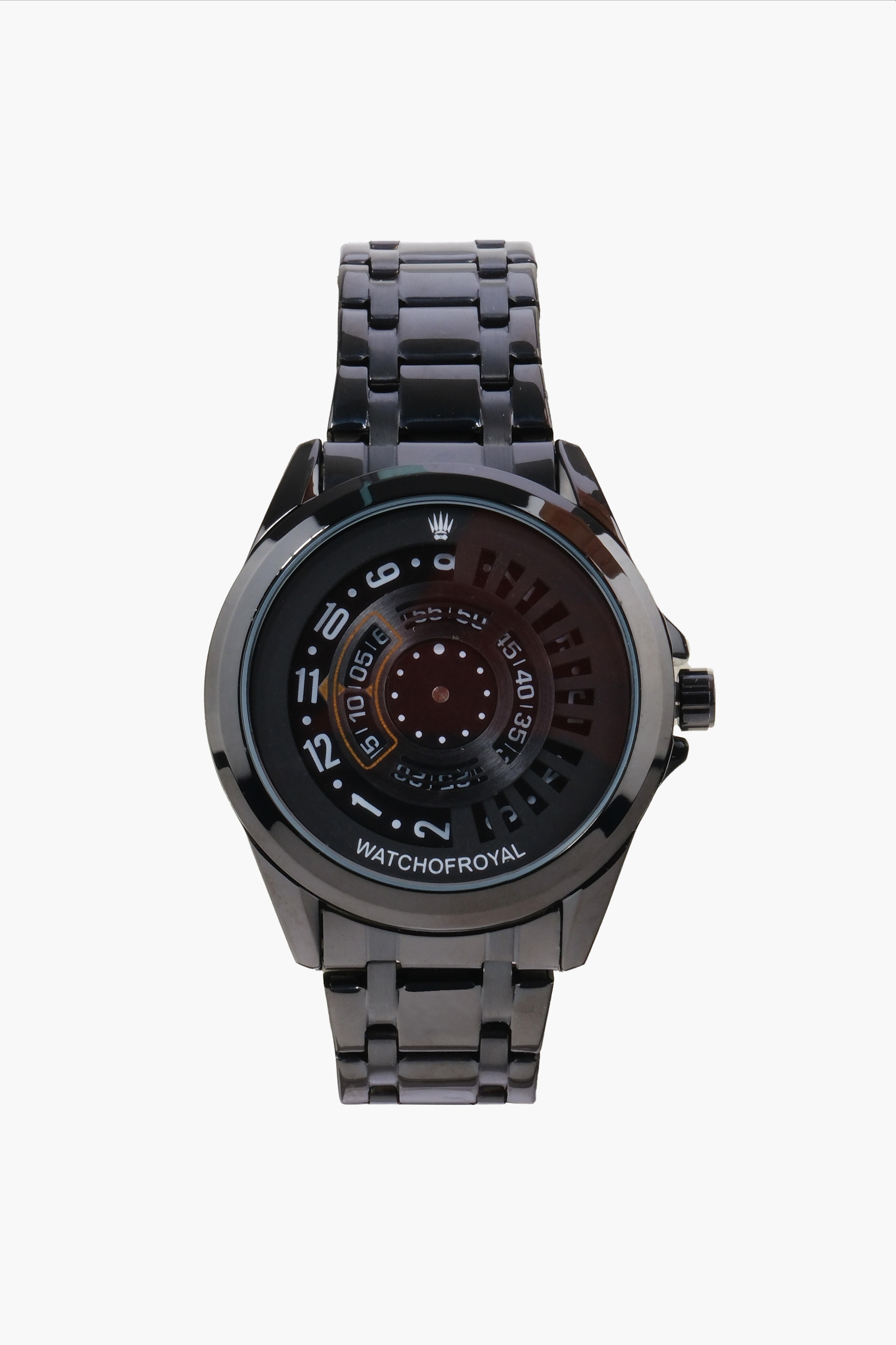 SPEED MASTER ROSE BLACK WRISTWATCHWatchesWATCHOFROYALSPDMSTRRSBLACKLSTSPEED MASTER ROSE BLACK WRISTWATCH