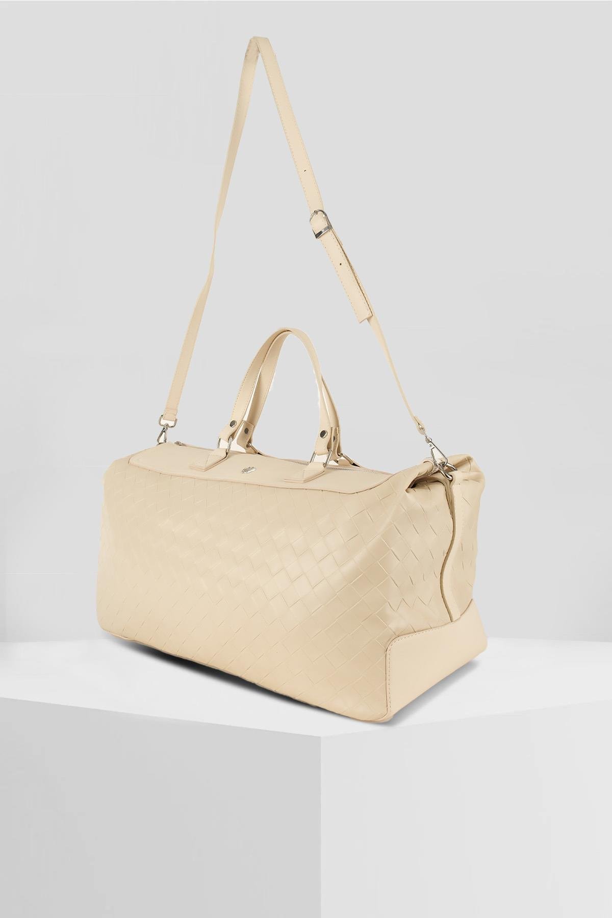 FELICITY TRAVEL BAG BEJSEYAHAT ÇANTASIWATCHOFROYALFELCTYTRAVLBAGBEJFELICITY TRAVEL BAG BEJ