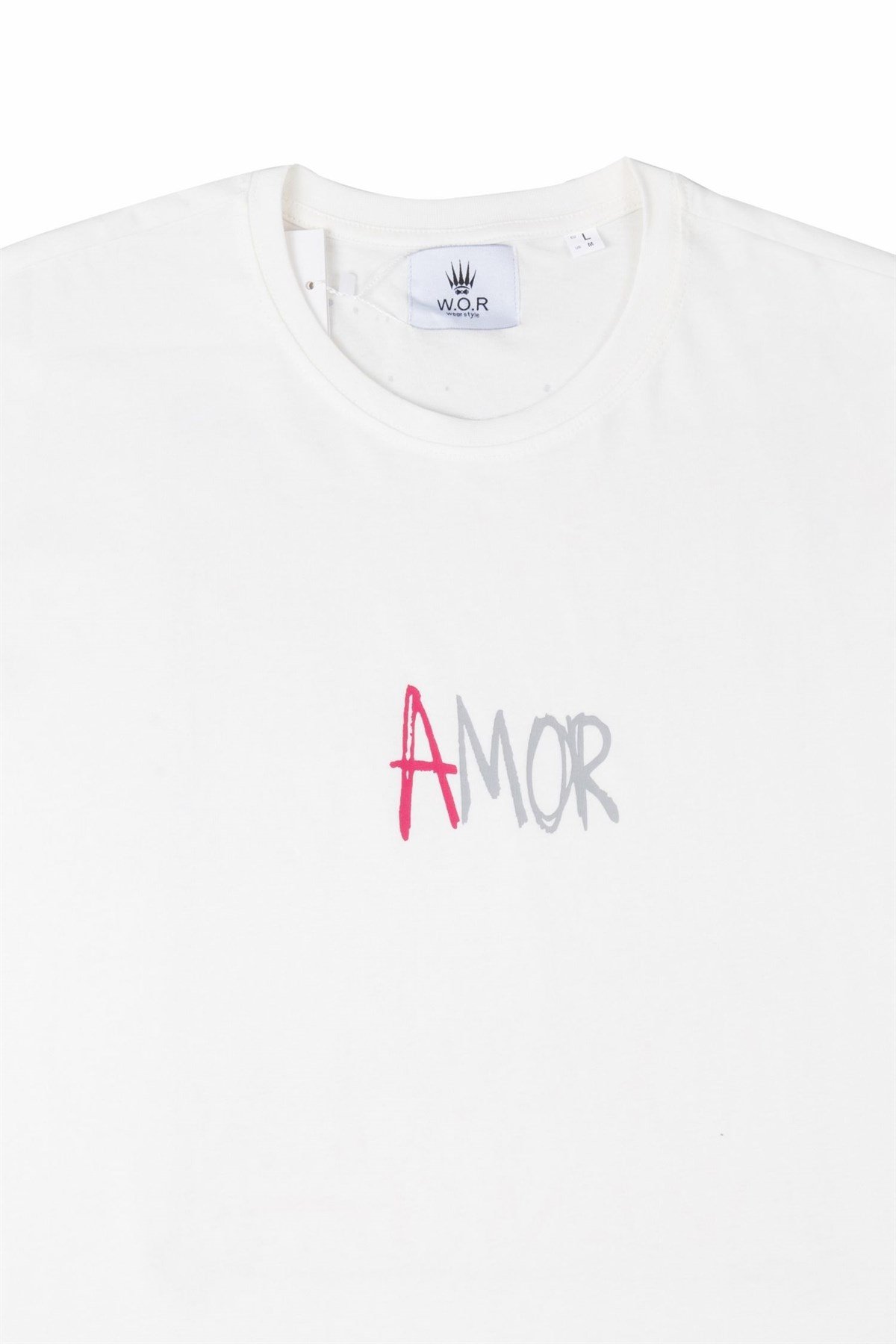 AMOR T-SHIRT BEYAZT-SHIRTWATCH OF ROYALAMORWHTAMOR T-SHIRT BEYAZ