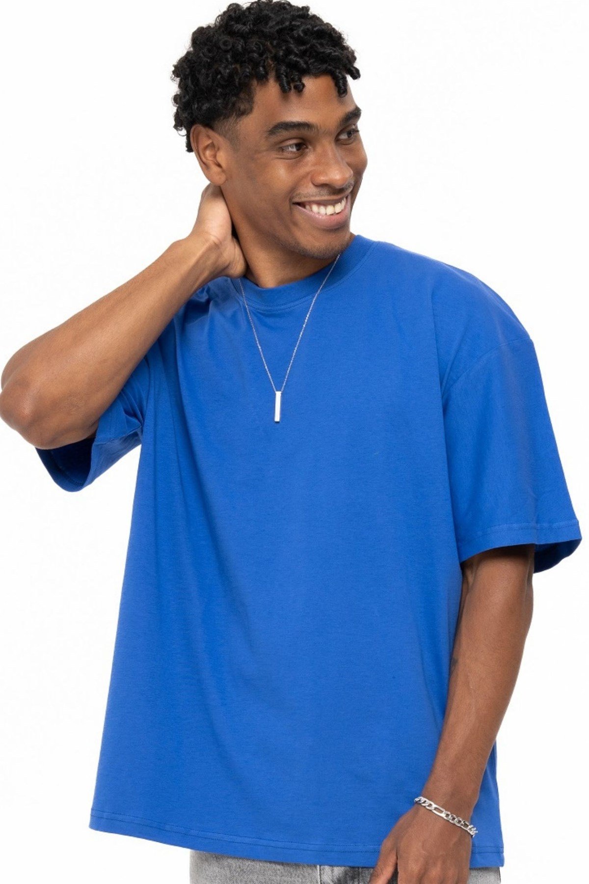 OVERSIZE BASIC BLUET-SHIRTWATCH OF ROYALBSCBLUEOVERSIZE BASIC BLUE